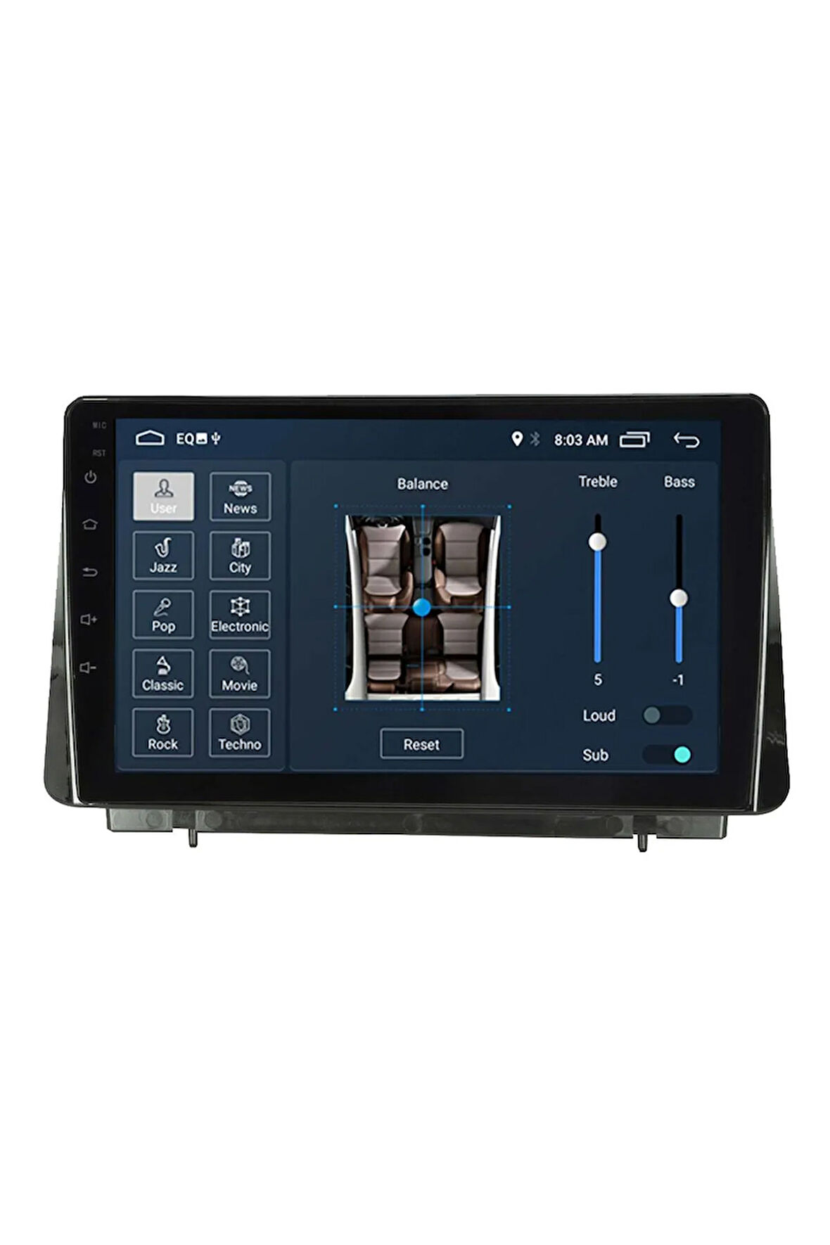 Araç Multimedya Cihazı - 2+32 / QLED 10 inch Ekran - Navigasyon - Carplay - Ford Focus 5 2019 Uyumlu