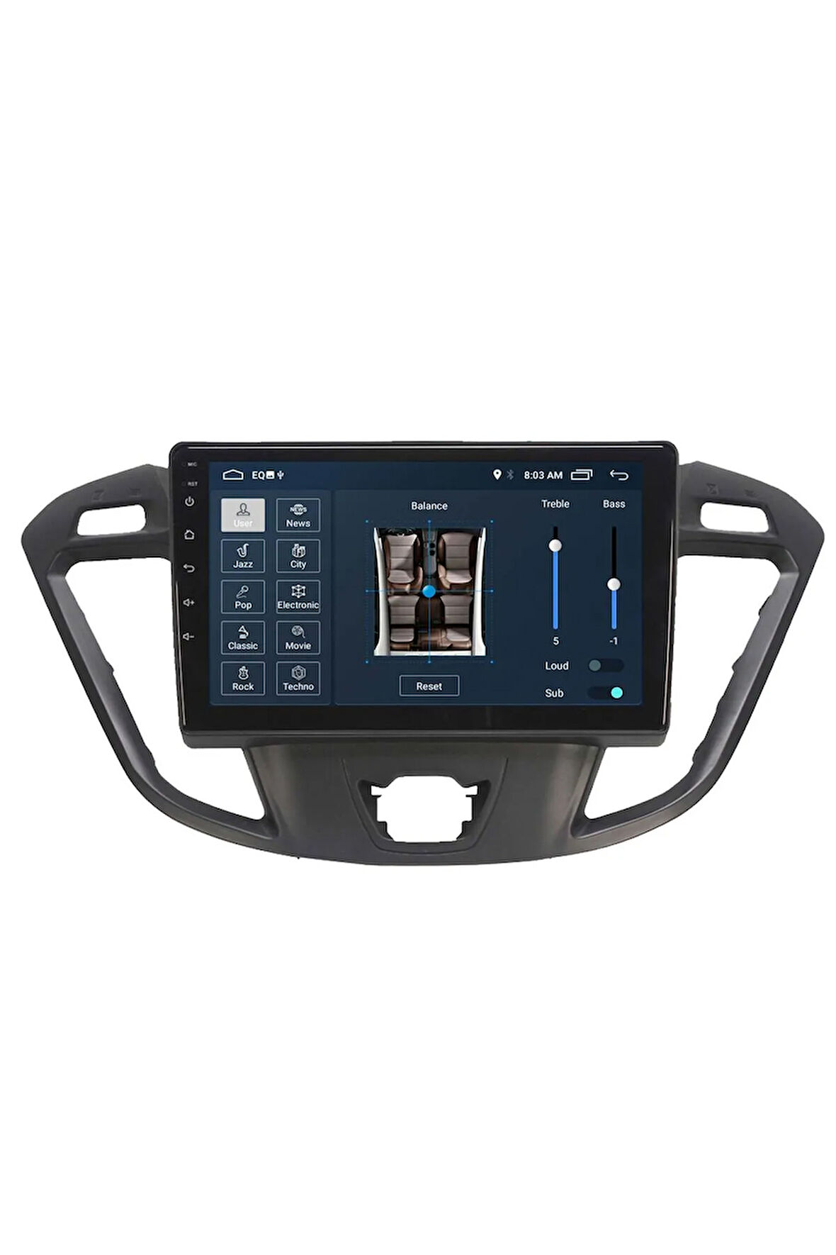 Araç Multimedya Cihazı - 2 32 / Ips 9 Inch Ekran - Navigasyon - Carplay - Ford Transit 14-19 - Vsr