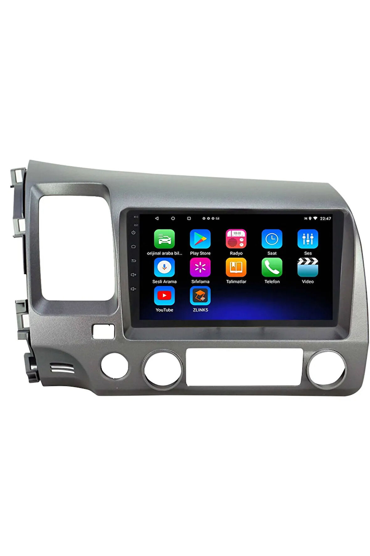 Araç Multimedya Cihazı - 2 32 / Qled 10 Inch Ekran -navigasyon -carplay - Honda Civic 08-11 Fd6 -vsr