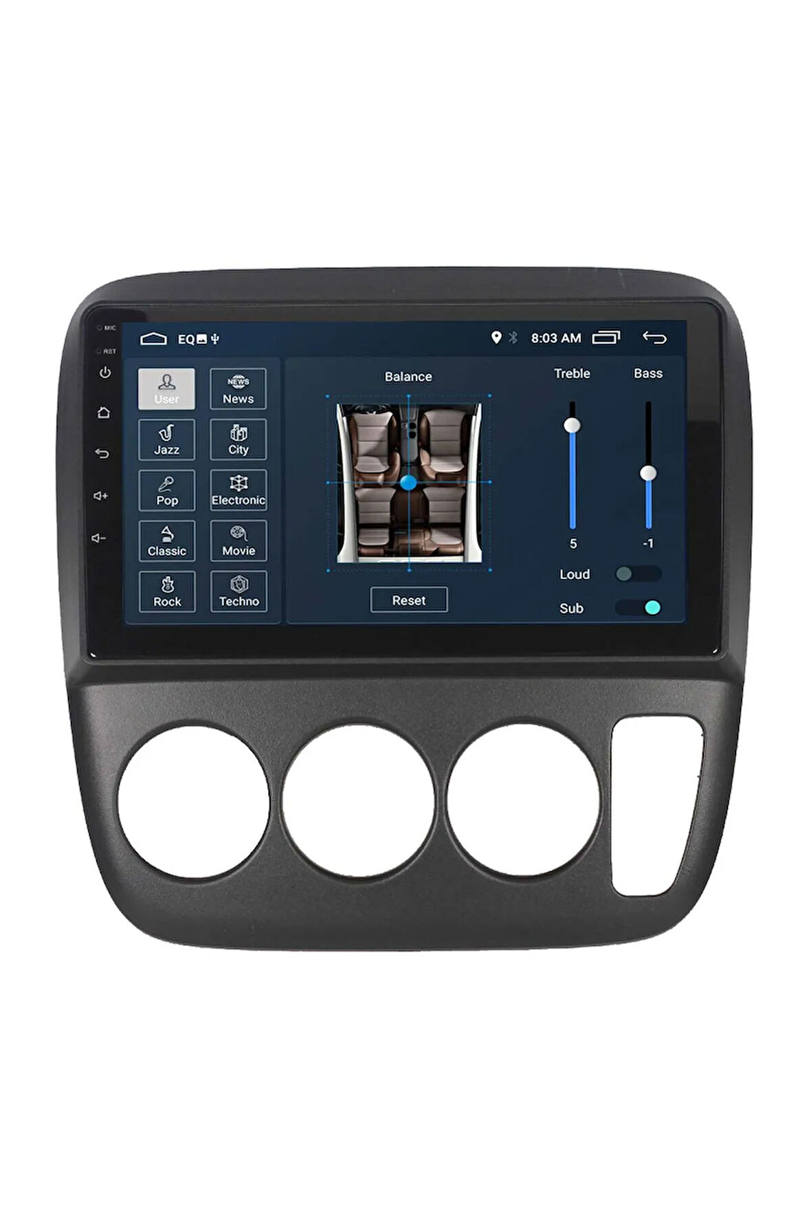 Multimedya Cihazı -uyumlu 2 32 / Ips 9 Inch Ekran - Navigasyon - Carplay - Honda Cr-v 97-01 - Vsr