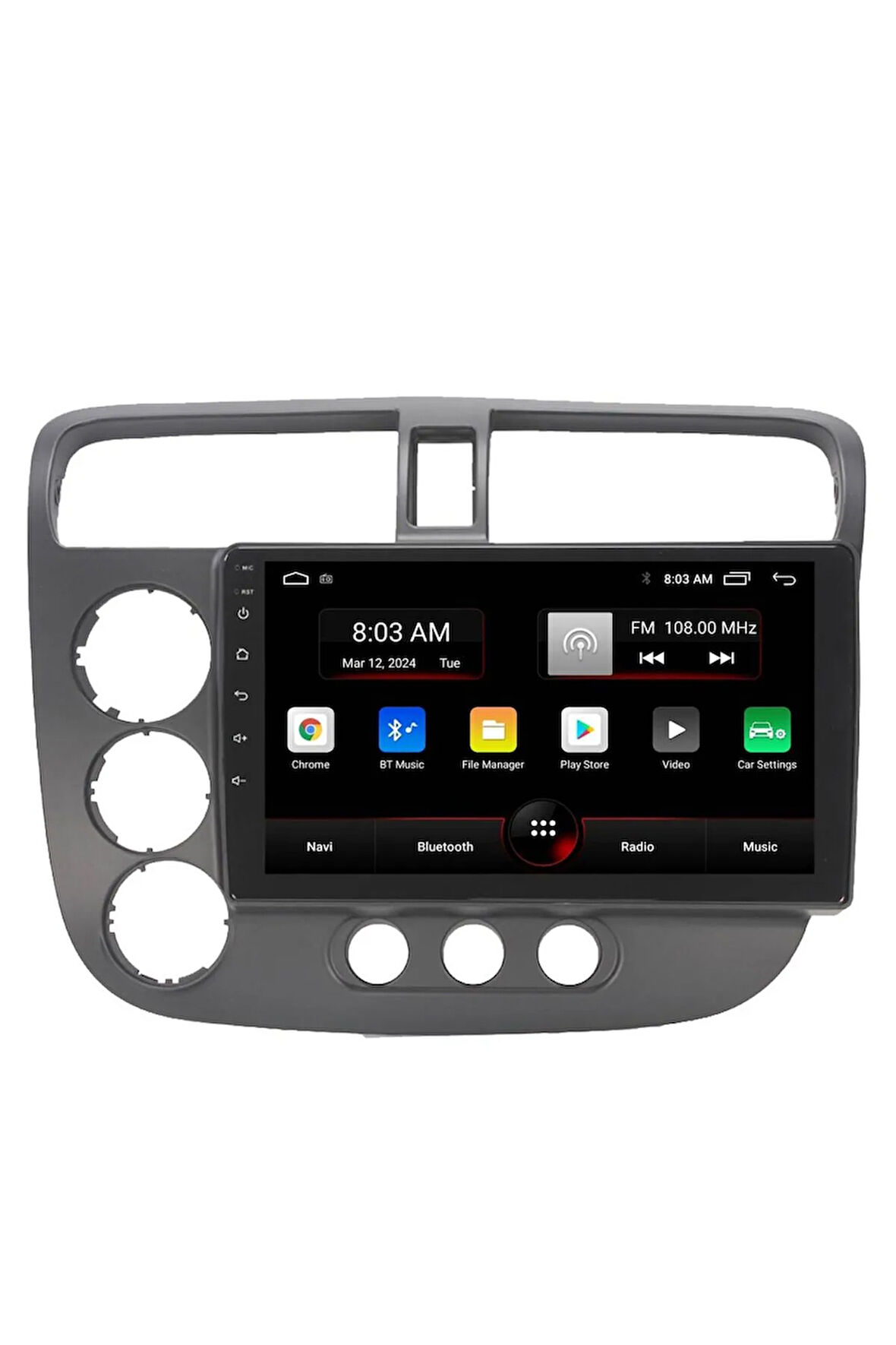 Araç Multimedya Cihazı - 2 32 / Ips 9 Inch Ekran - Navigasyon - Carplay - Honda Vtec 2 02-06 - Vsr