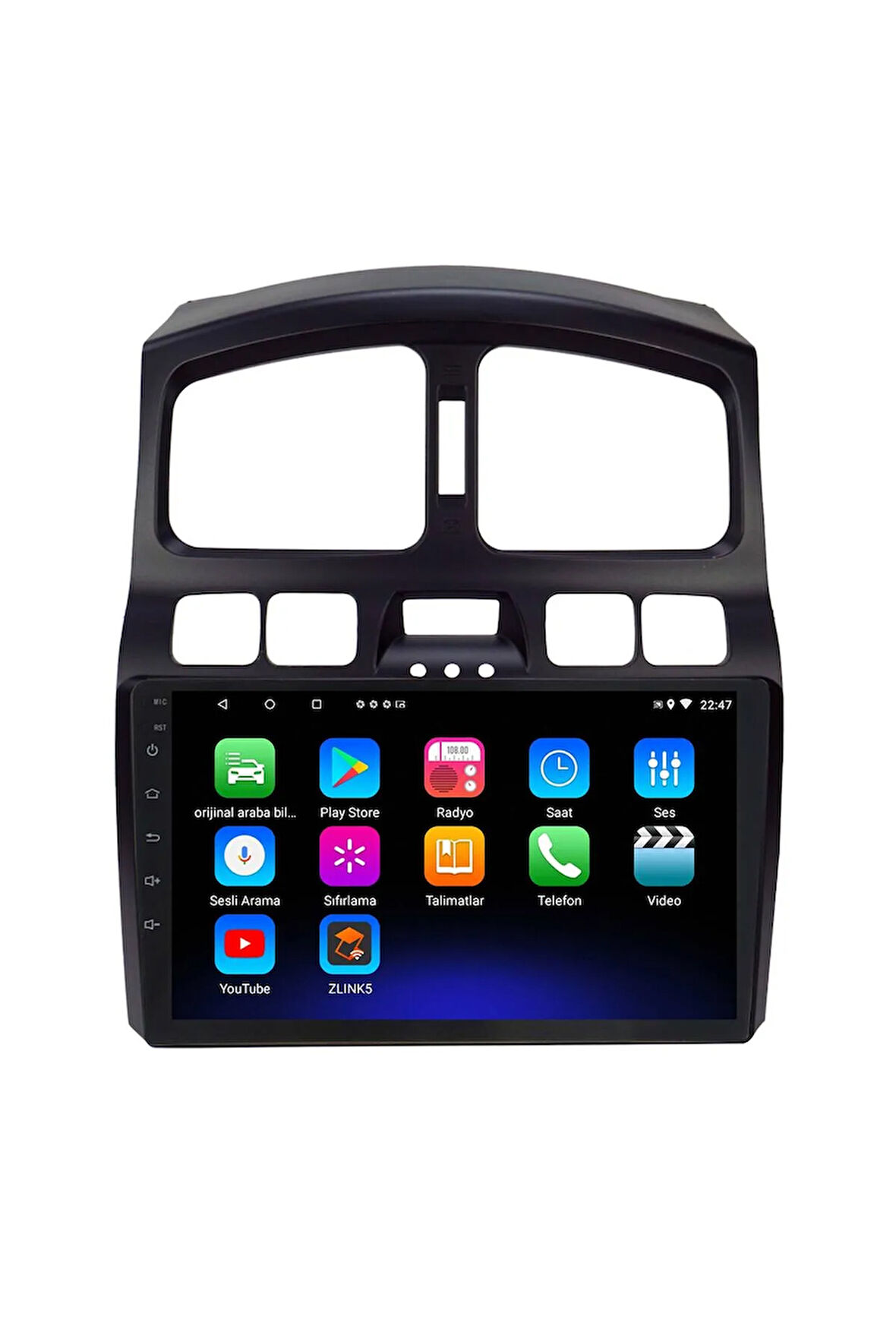 Araç Multimedya Cihazı - 2 32 / Ips 9 Inch Ekran - Navigasyon - Carplay - Hyundai Santafe 2003-vsr