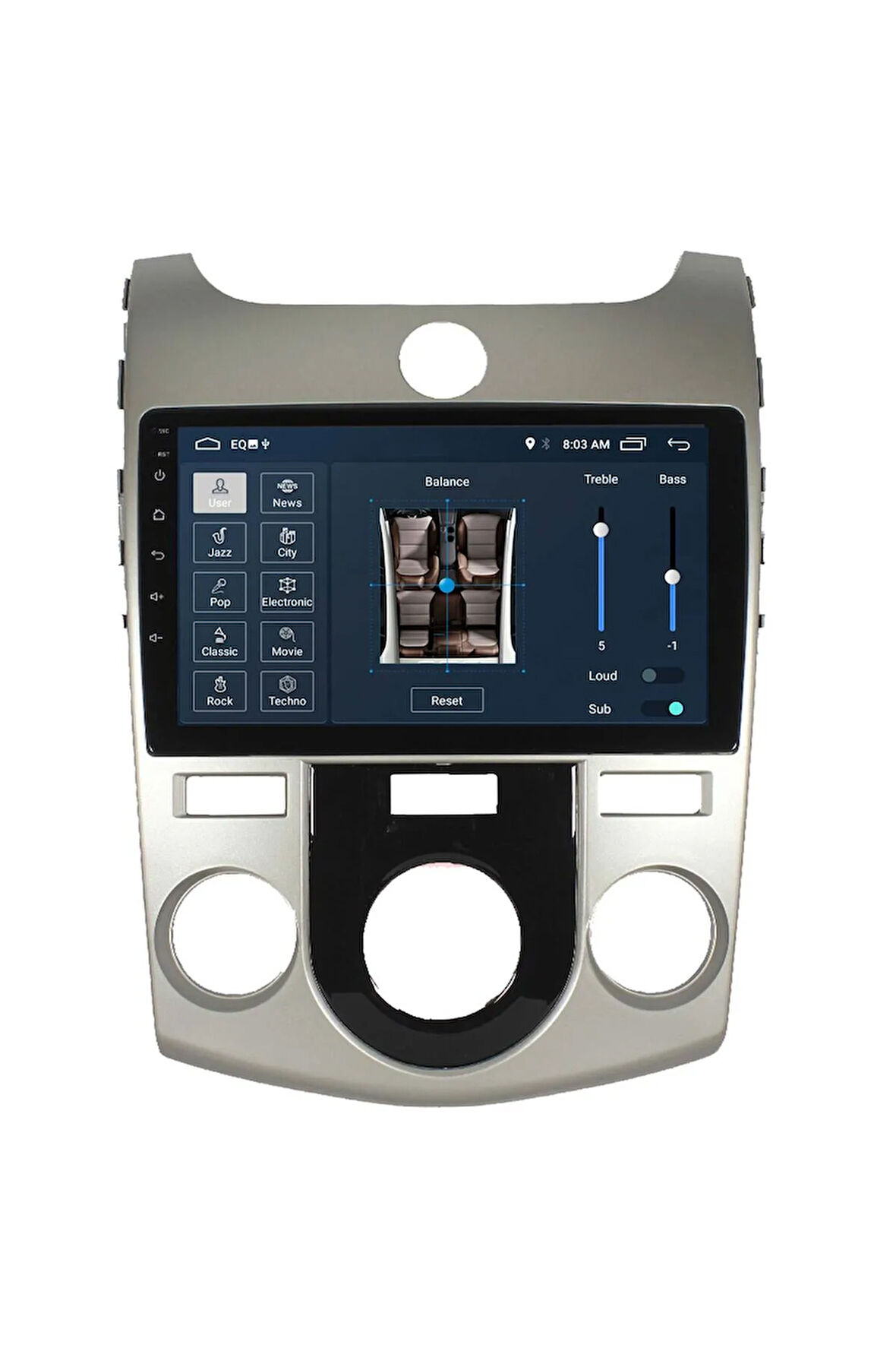 Araç Multimedya Cihazı - 2 32 / Qled 10 Inch Ekran - Navigasyon - Carplay - Kia Cerato 10-12 - Vsr