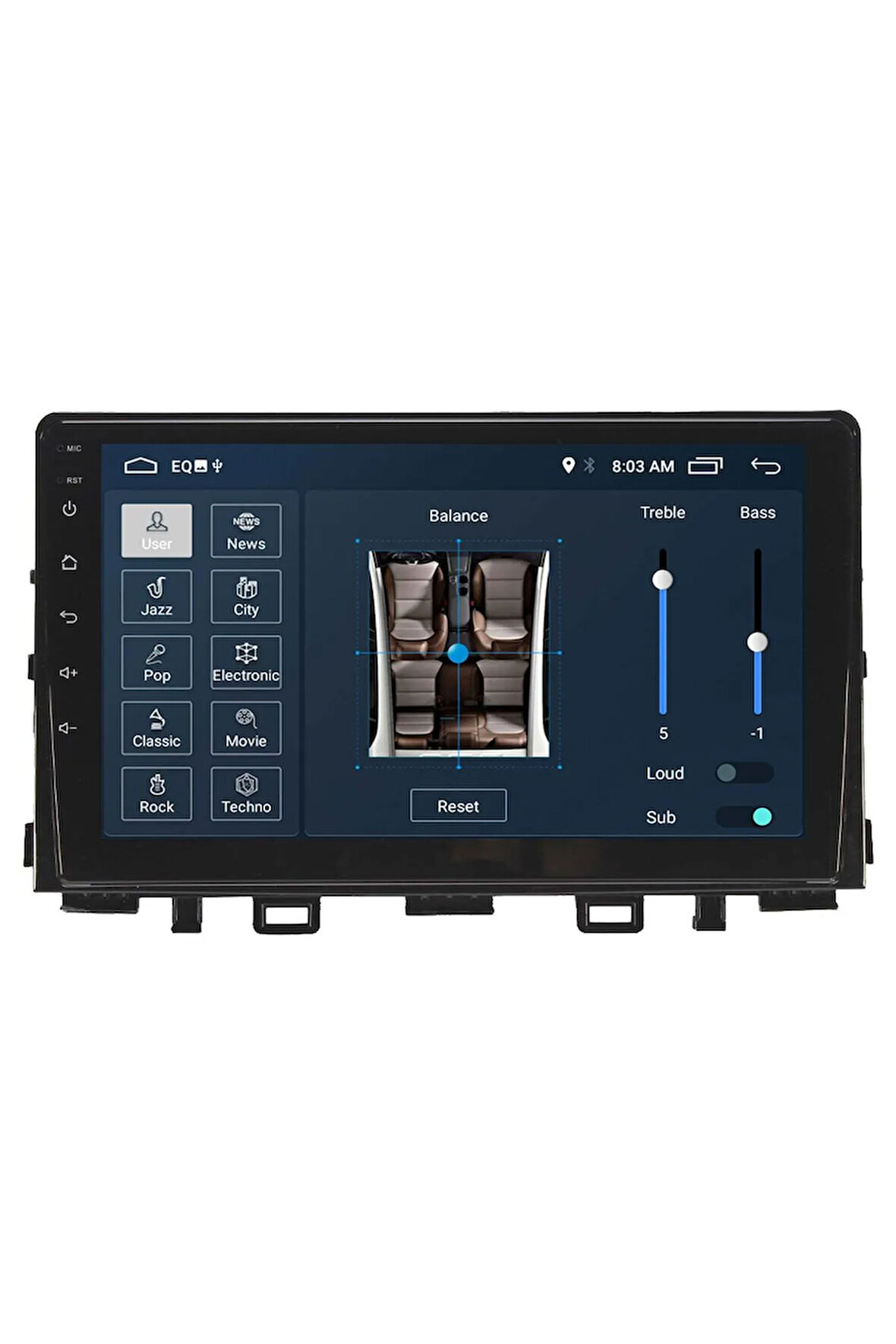 Araç Multimedya Cihazı - 2 32 / Ips 9 Inch Ekran - Navigasyon - Carplay - Kia Picanto 18-20 Uyumlu