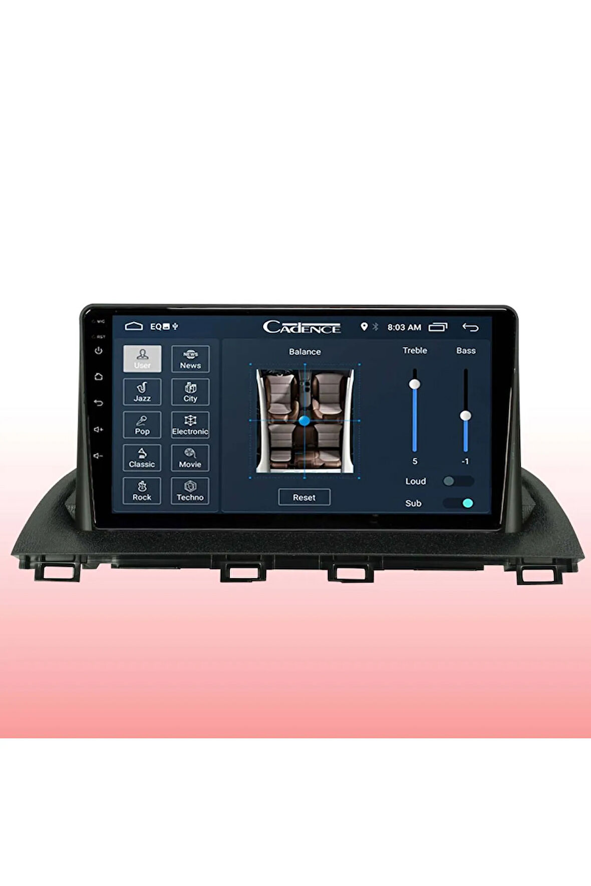 Araç Multimedya Cihazı - 2 32 / Ips 9 Inch Ekran - Navigasyon - Carplay - Mazda Axela - Vsr