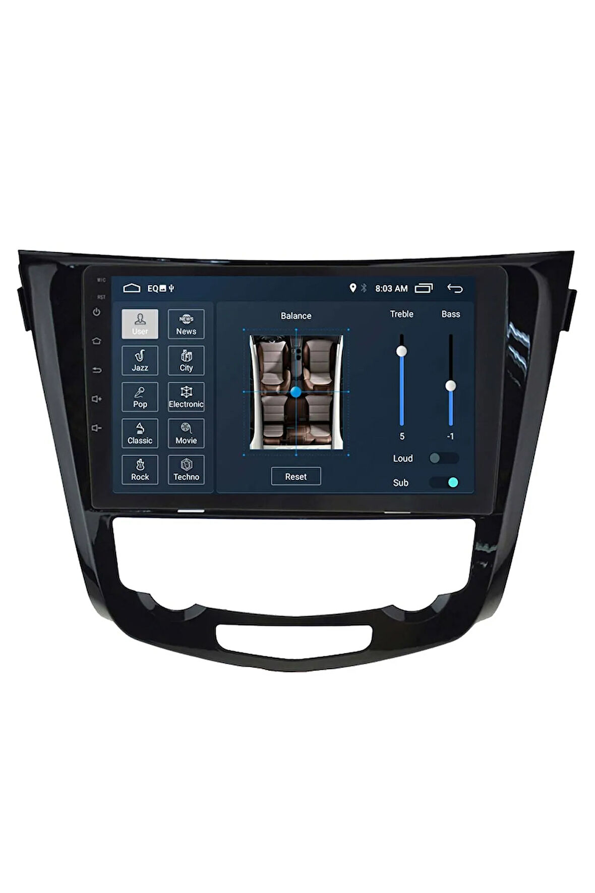 Multimedya Cihazı Uyumlu - 2 32 / Ips 10 Inch Ekran - Navigasyon - Carplay - Nissan Qashq. 10.1