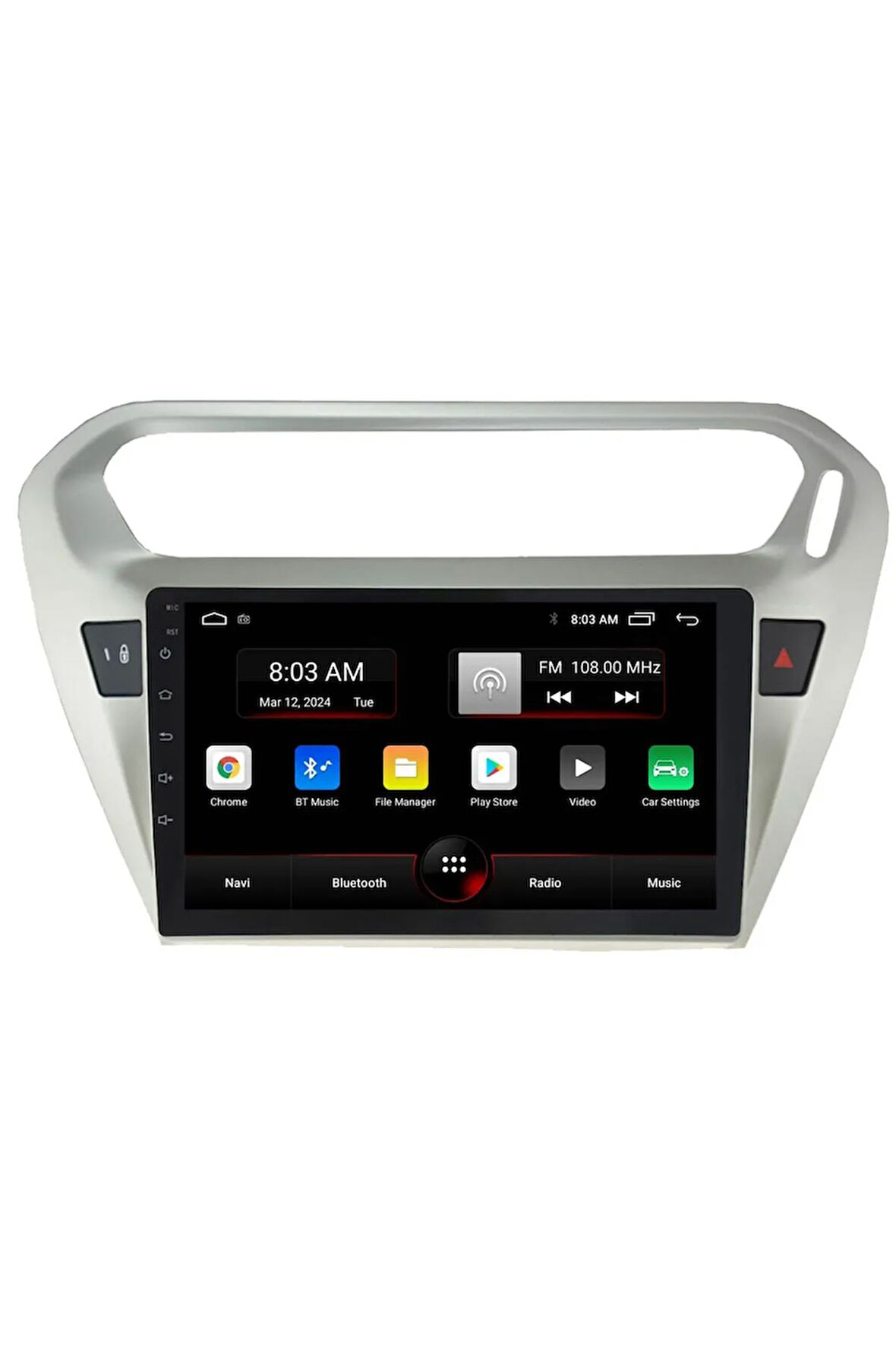 Araç Multimedya Cihazı - 2 32 / Ips 9 Inch Ekran - Navigasyon - Carplay - 301 - C Elysee Gri Uyumlu