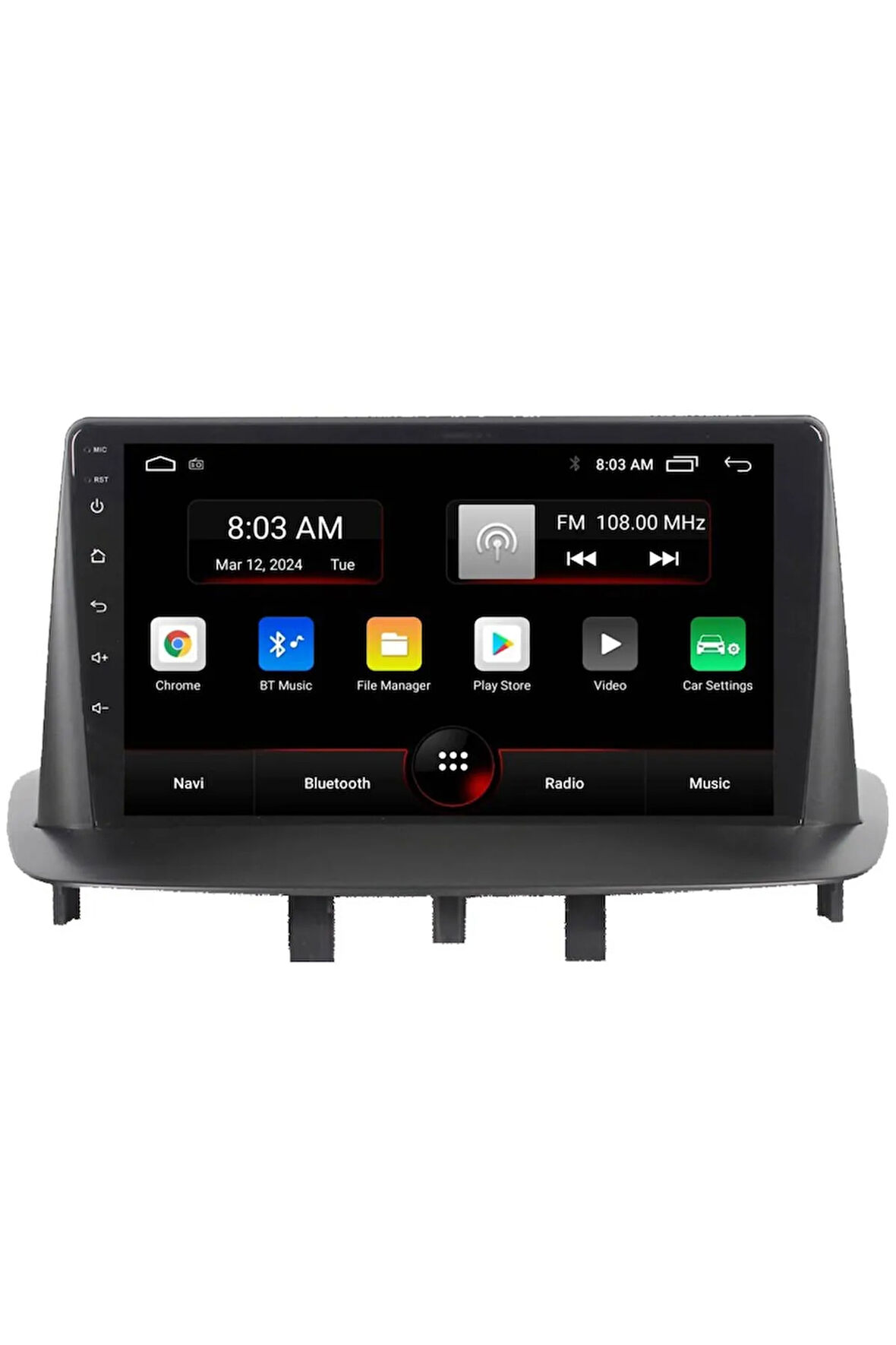 Araç Multimedya Cihazı - 2 32 / Ips 9 Inch Ekran - Navigasyon - Carplay - Renault Megane 3 - Vsr