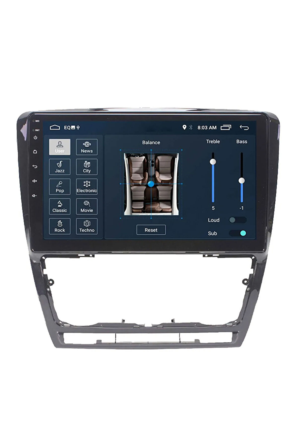 Araç Multimedya Cihazı - 2 32 / Qled 10 Inch Ekran - Navigasyon - Carplay - Skoda Yeti 10-16 -vsr