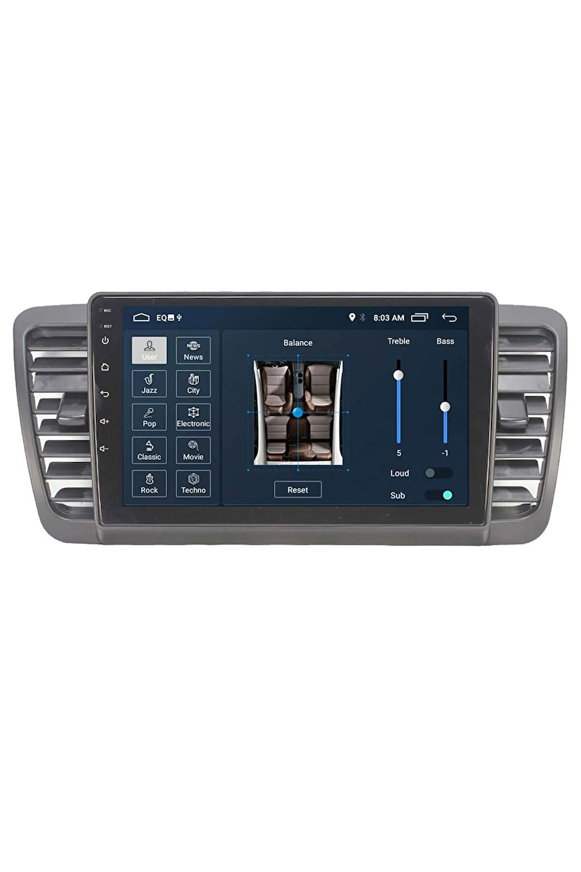 Araç Multimedya Cihazı - 2 32 / Qled 10 Inch Ekran - Navigasyon - Carplay - Subaru Lgc 04-09 - Vsr