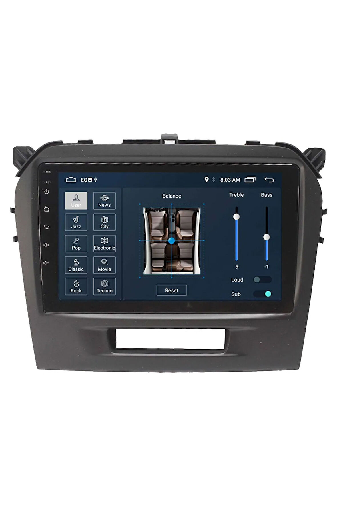 Araç Multimedya Cihazı - 2 32 / Ips 9 Inch Ekran - Navigasyon - Carplay - Suzuki Vitara 16-20 Uyumlu