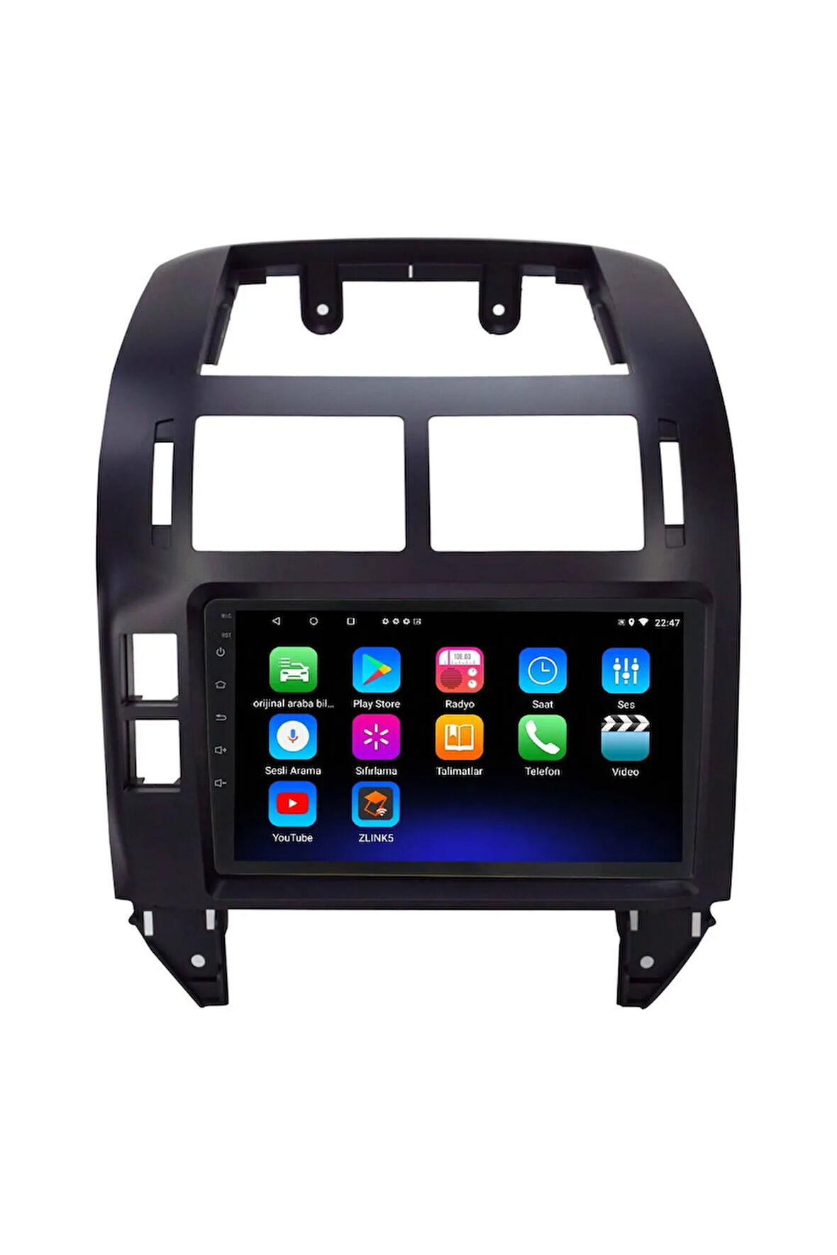 Araç Multimedya Cihazı - 2+32 / QLED 9 inch Ekran - Navigasyon - Carplay - Volkswagen Polo 1998 -VSR