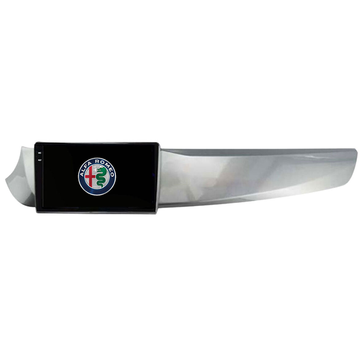 Alfa Romeo Giulietta - Araç Multimedya Ekran - 4GB 64GB - Büyük - Silver - 2011 - 2013 - 9 Inch - MYWAY - RED