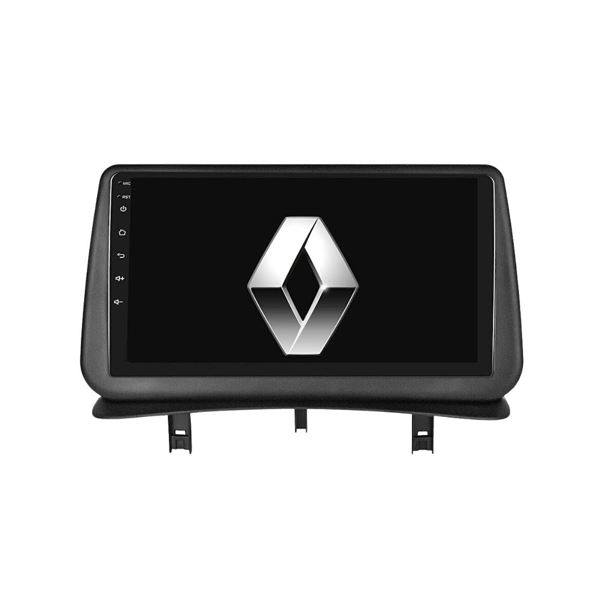 Renault Clio 3 - Araç Multimedya Ekran - 4GB 64GB - S - Black - 2005 - 2012 - 9 Inch - MYWAY - RED