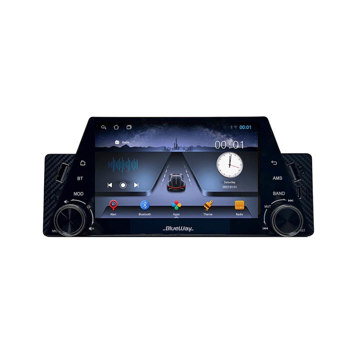Araç Multimedya Android Ekran Carplay Navigasyon Double Teyp 5 Inch 2+32 TEKDİN Universal