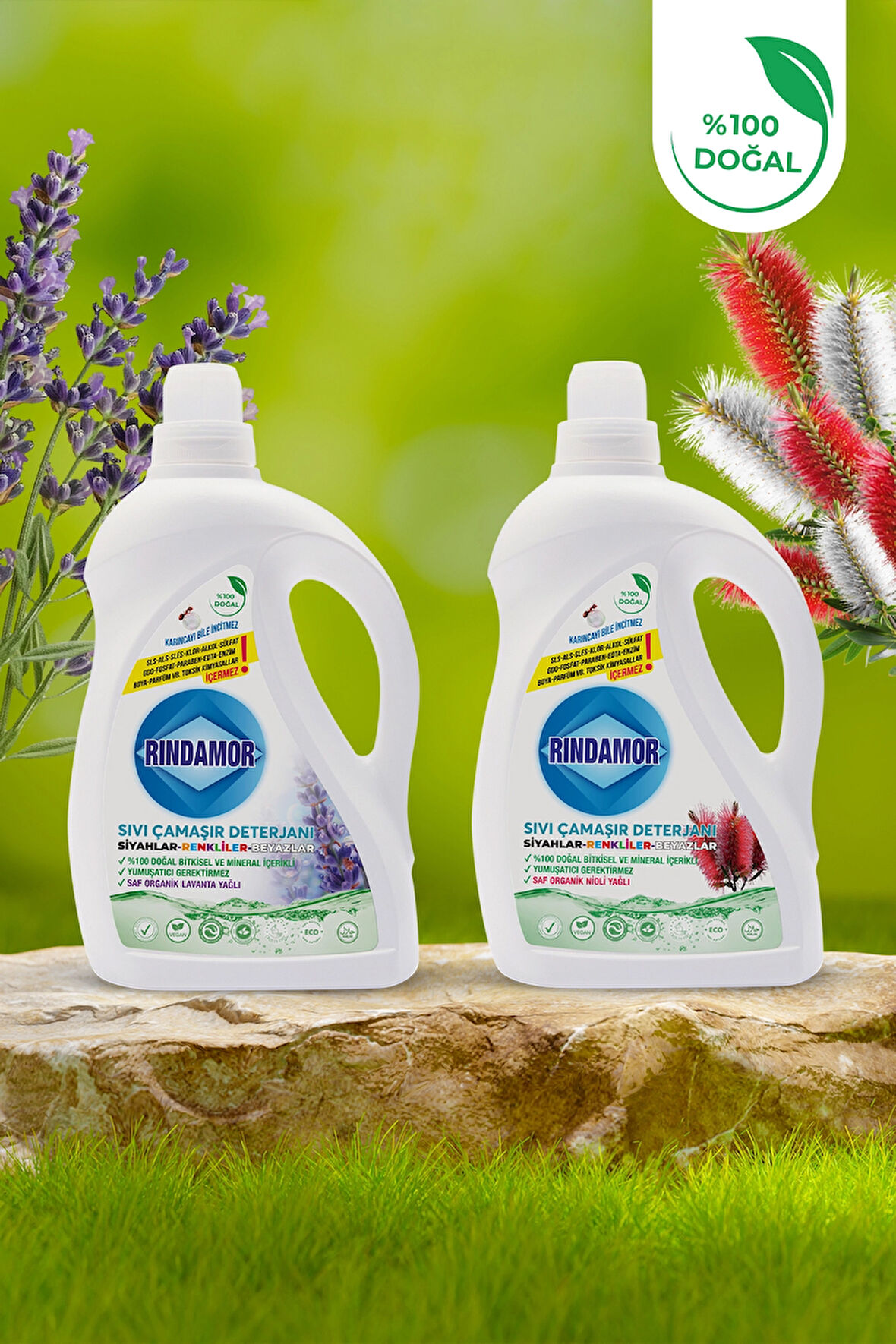 2’Lİ SIVI ÇAMAŞIR DETERJANI- SİYAHLAR RENKLİLER BEYAZLAR-LAVANTA VE NİOLİ-KENDİNDEN YUMUŞATICILI