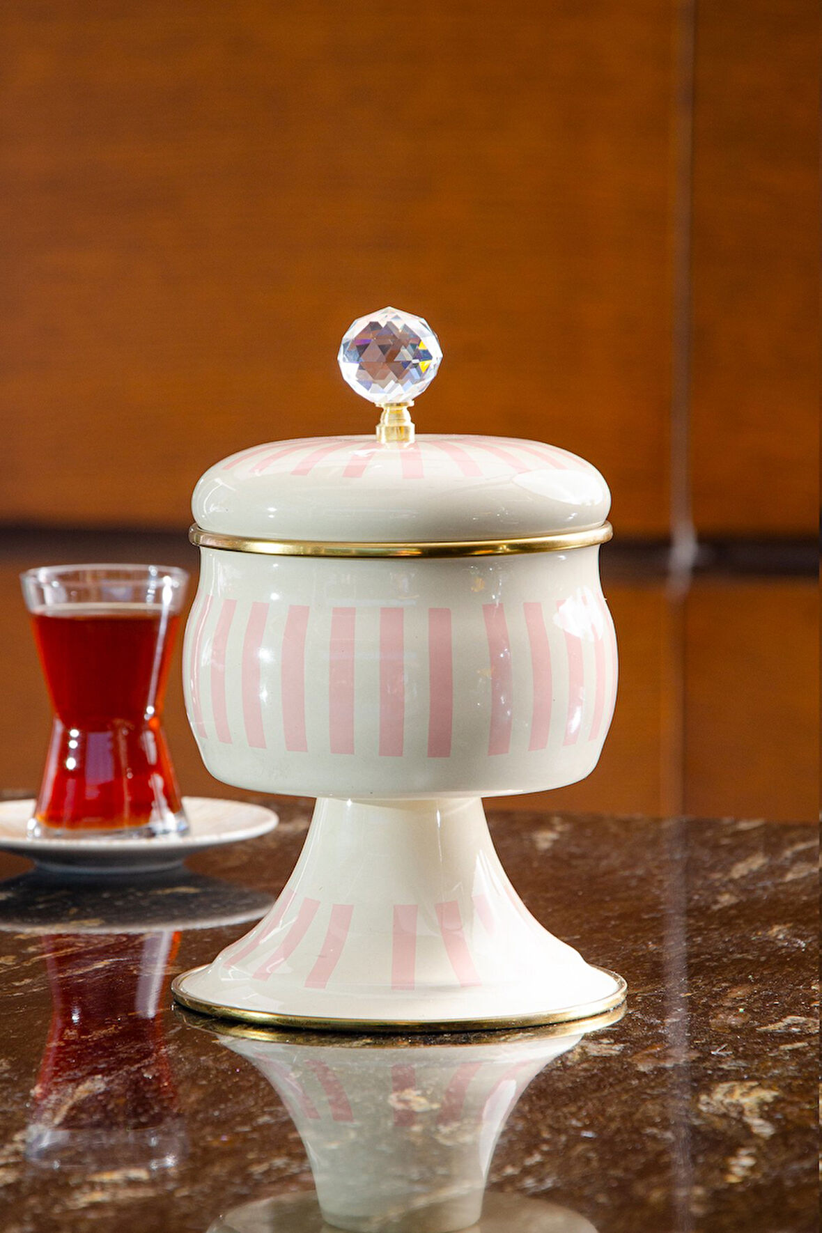 Blush Royale Emaye Şekerlik – 900 ml | 12 cm