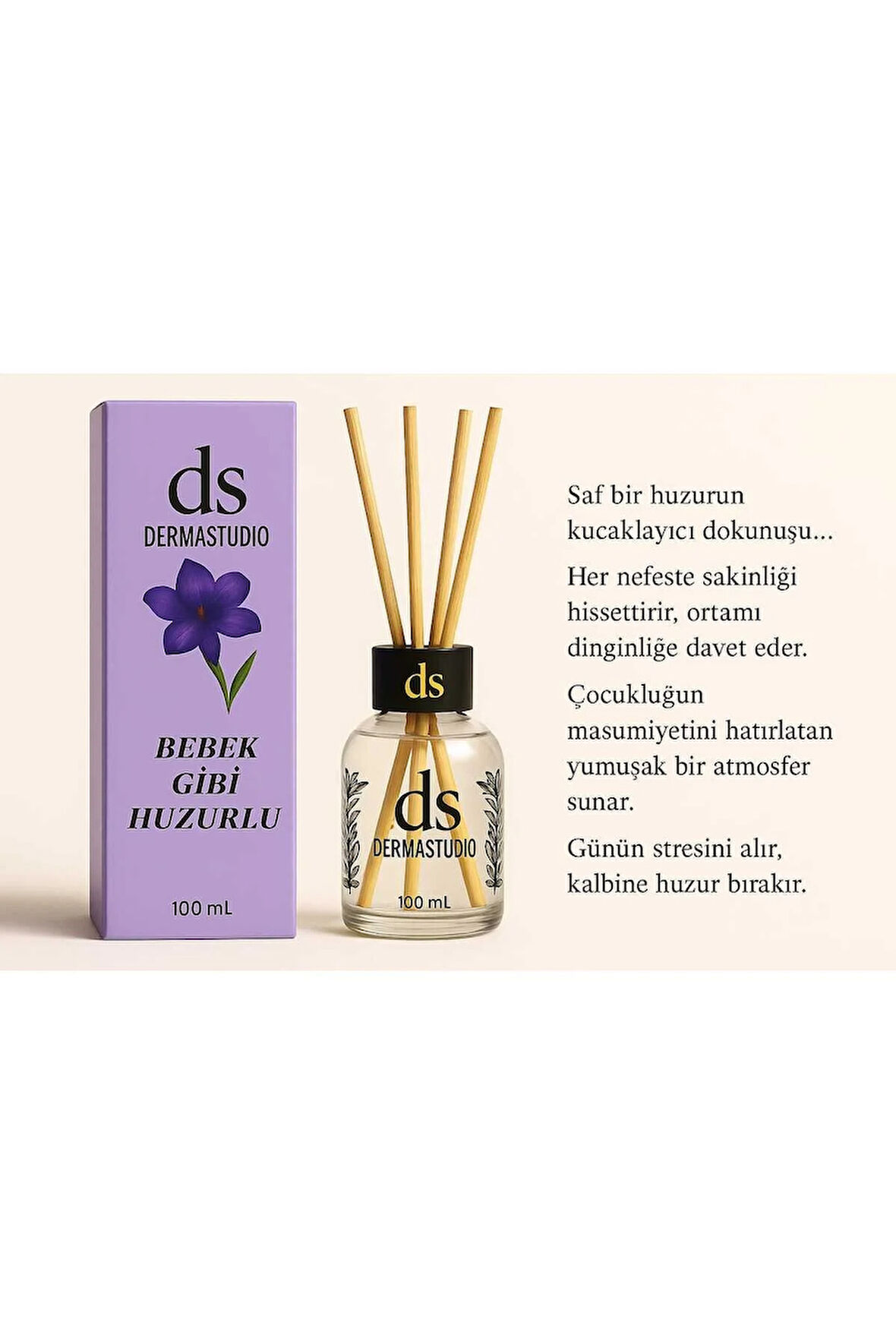 Bebek Gibi Huzurlu Bambu Oda Kokusu 100 ml – Yumuşak ve Kalıcı Koku