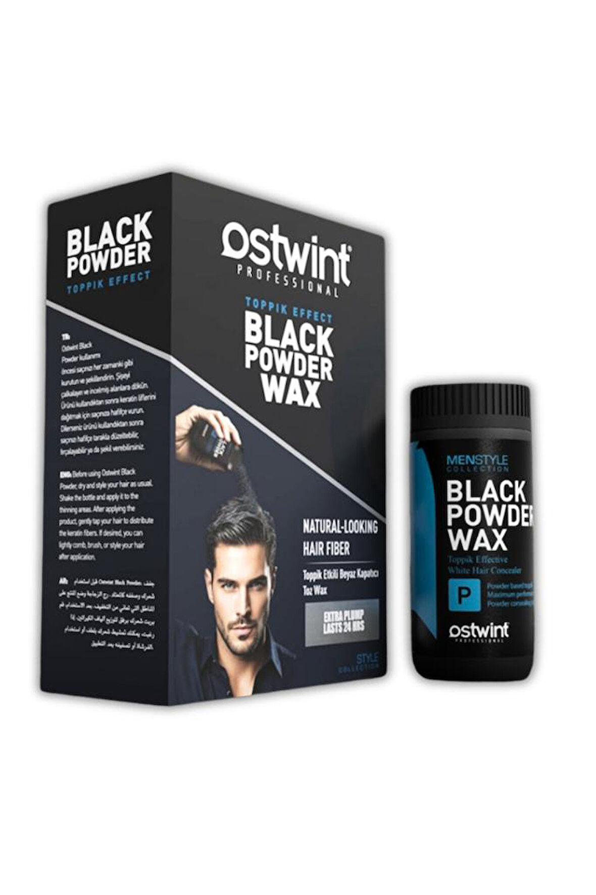 Ostwint Professional Siyahlaştırıcı Şekil Verici Topik Etkili Pudra Wax 20 Gr