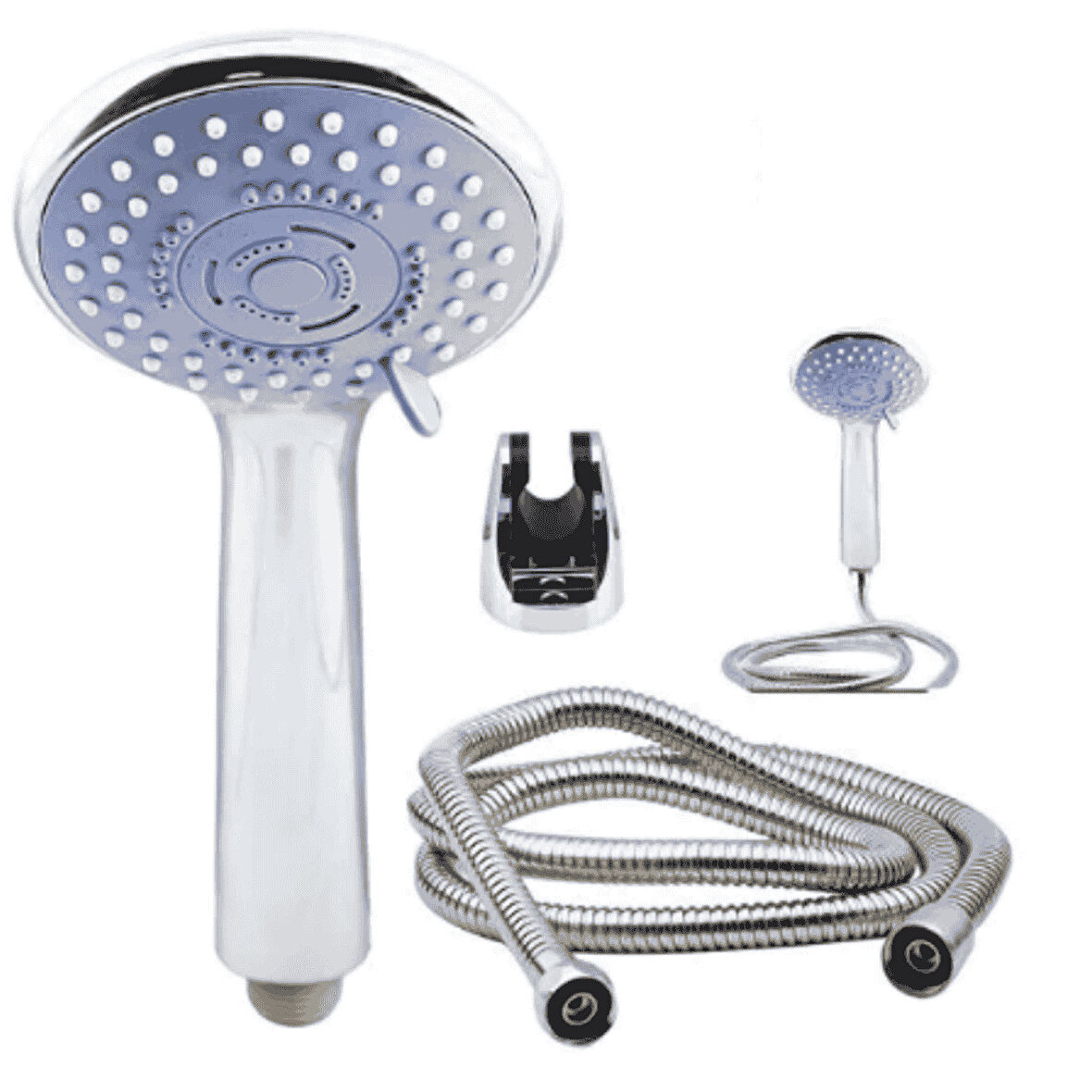 Mucit Home   Duş  Takım set  Duş  Başlık  Duş Hortum  Masfal Çelik  Hortum  360 Dönen  paslanmaz çelik 2 metre