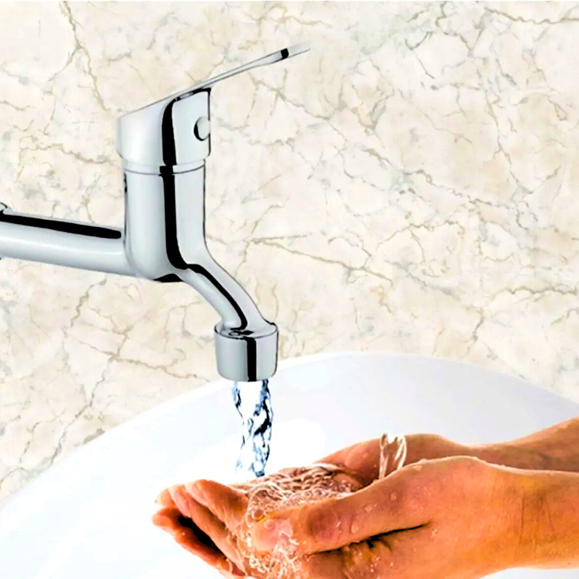 Mucit Home   Aç-kapa Mix Uzun Musluk