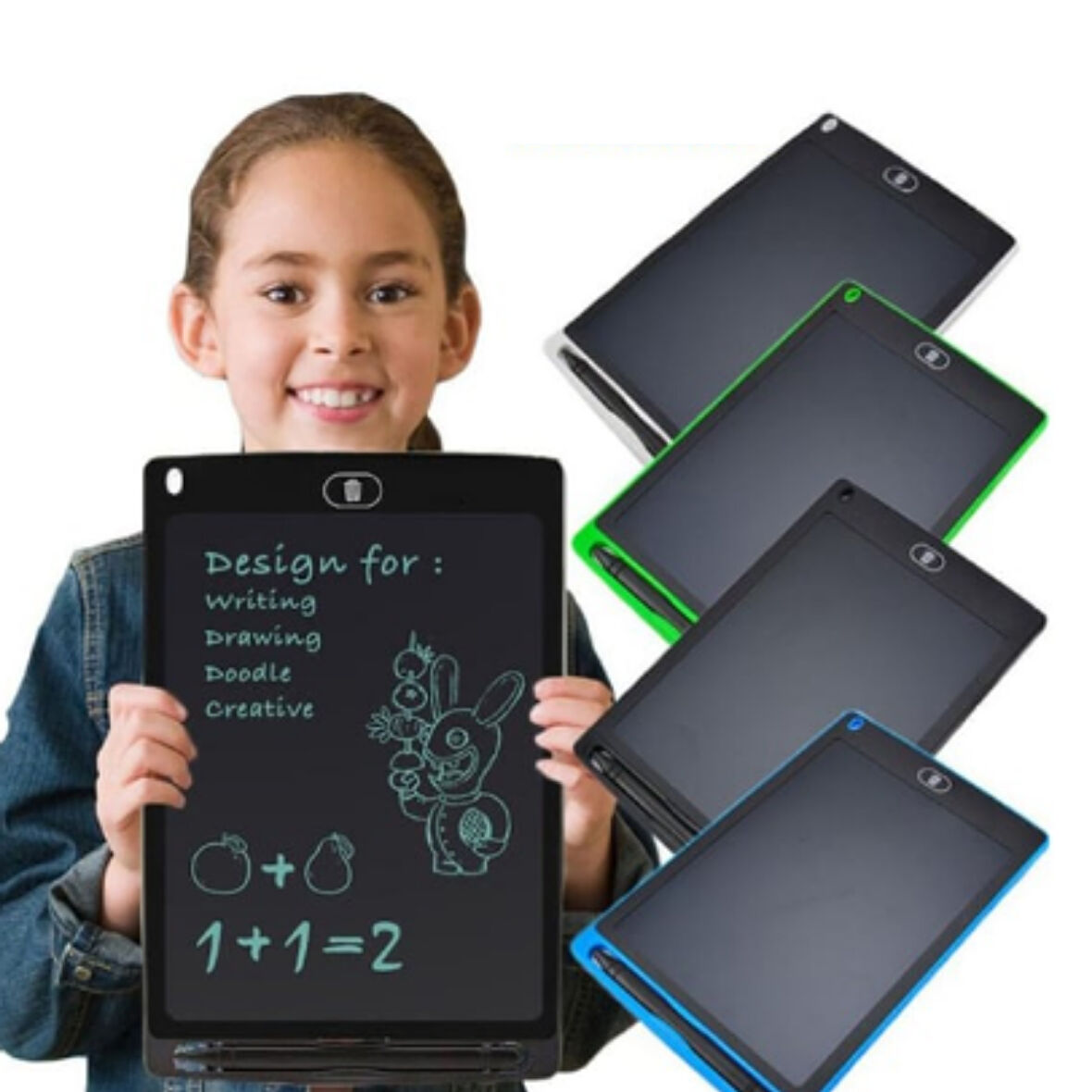 Mucit Home   8.5 Inc Büyük Boy Dijital Kalemli Çocuk Yazı Çizim Grafik Not Yazma Eğitim Tableti Yaz Sil Tahta