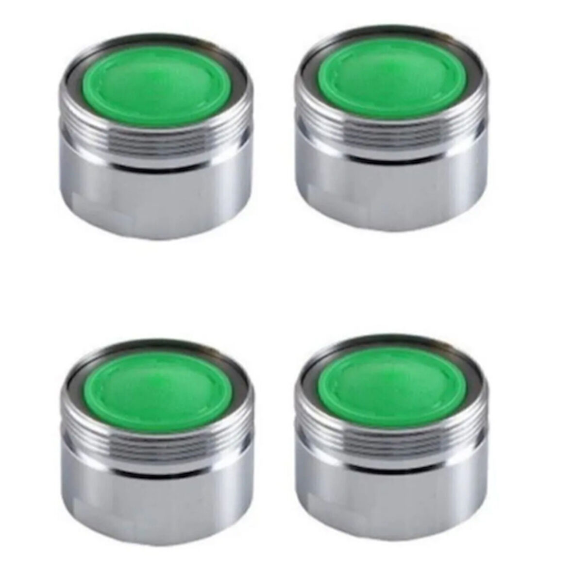 Mucit Home  Dişli 4 Adet batarya Ucu –4 Adet Su Tasarruf Ucu - Perlatör [yeşil] (SÜZGEÇ)