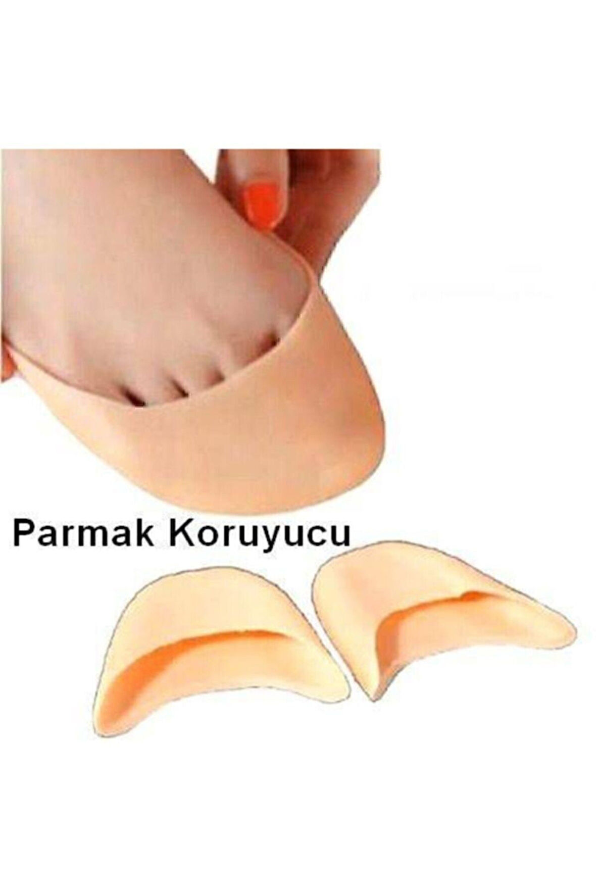 Mucit Home 2 Li Silikon Parmak Gömleği Ayak Parmak Koruyucu Tüm Parmakları Kapatan Ayak Bunyon Gömlek