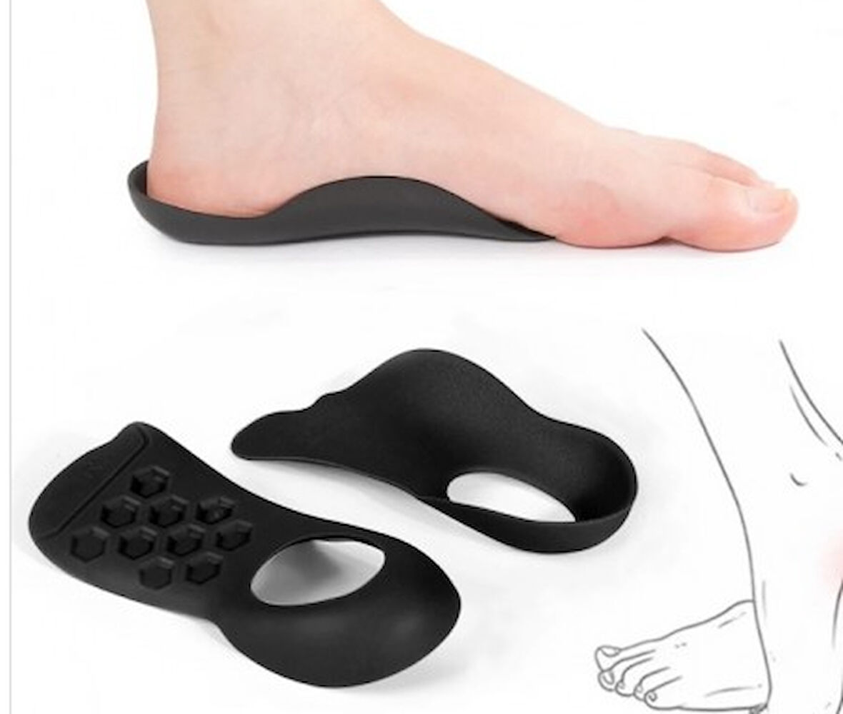 Mucit Home  Esnek Düz Taban Düzeltici Topuk Yastığı