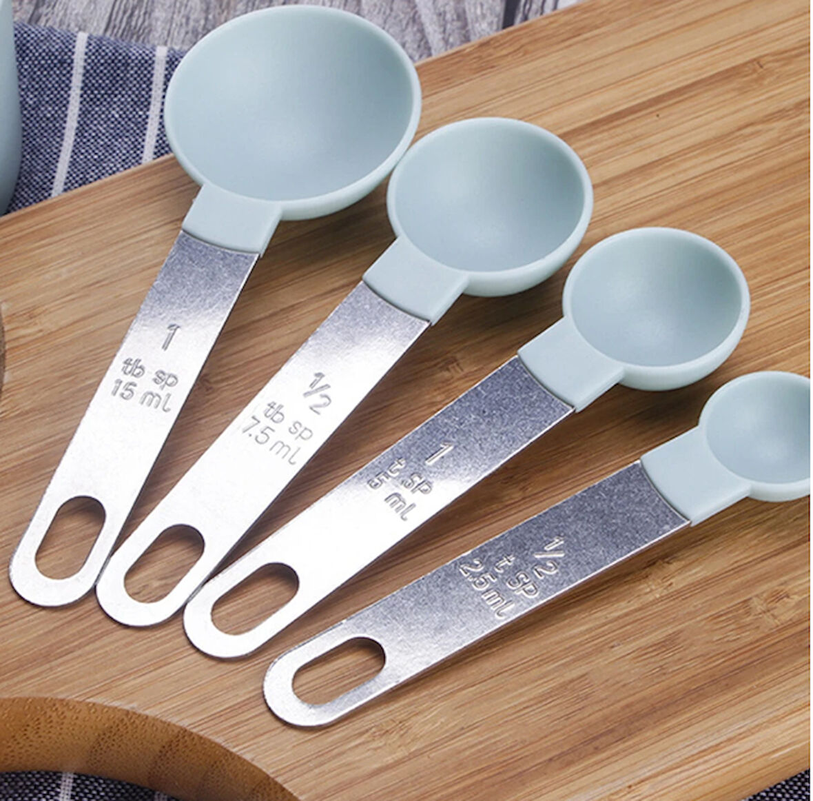 Mucit Home 4'lü Çok Amaçlı Kaşık Ölçekli Ölçüm Aleti