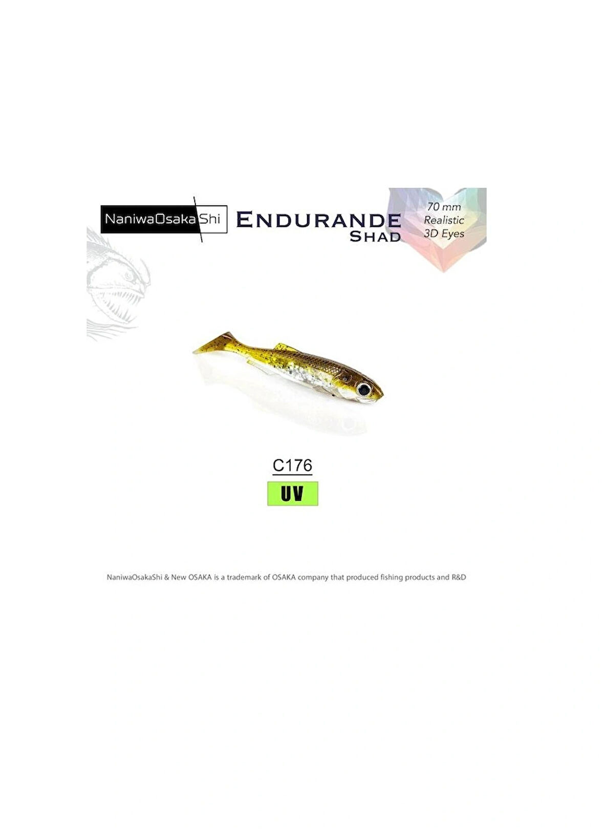 NANIWAOSAKASHI ENDURANDE SHAD 70MM C176