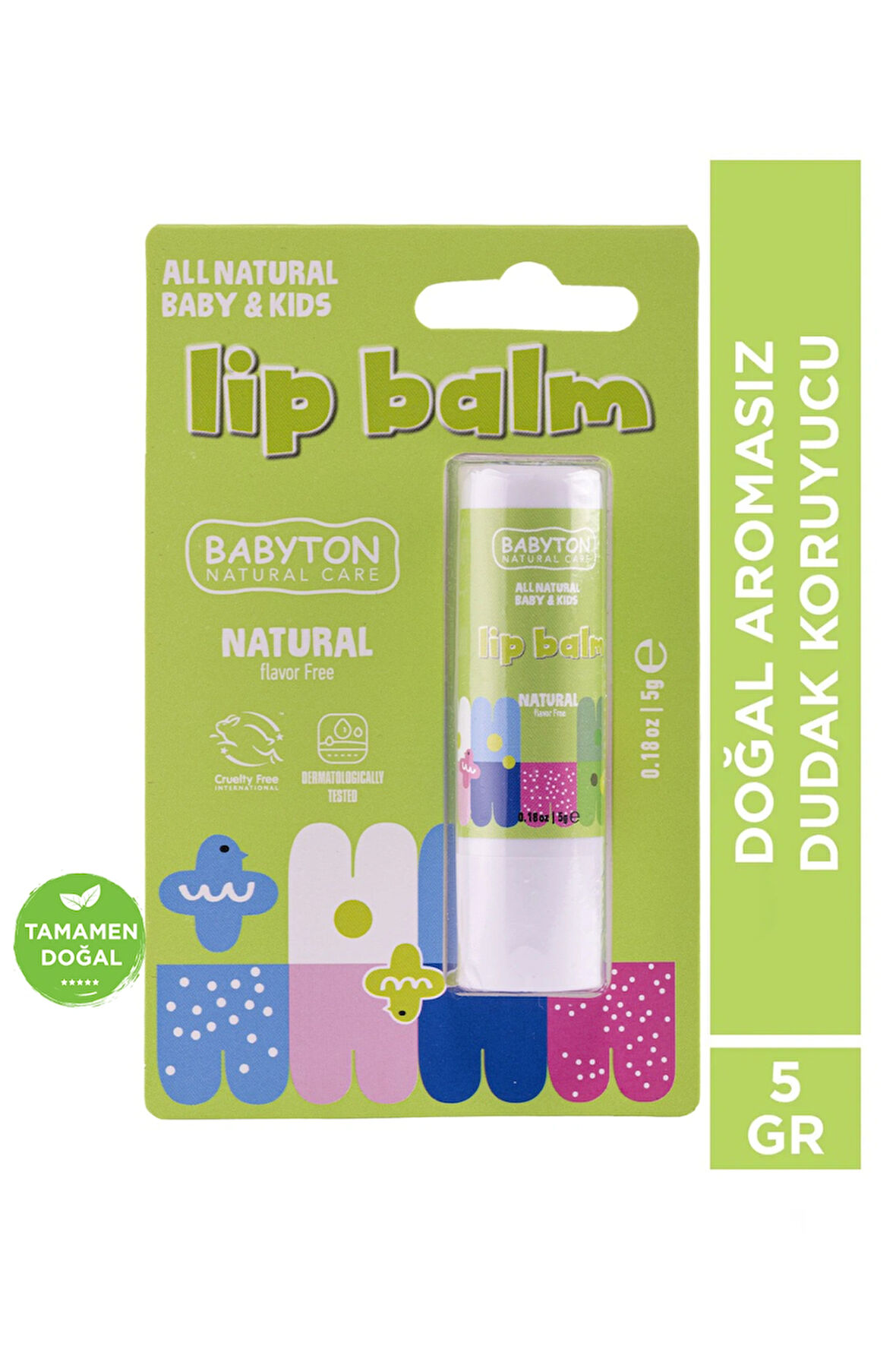 Babyton Doğal Aromasız Dudak Koruyucu