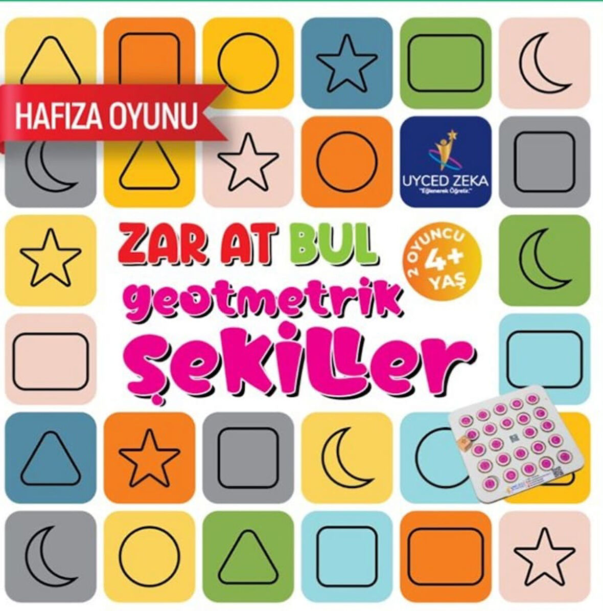 Zar At Bul Geometrik Şekiller Hafıza Oyunu