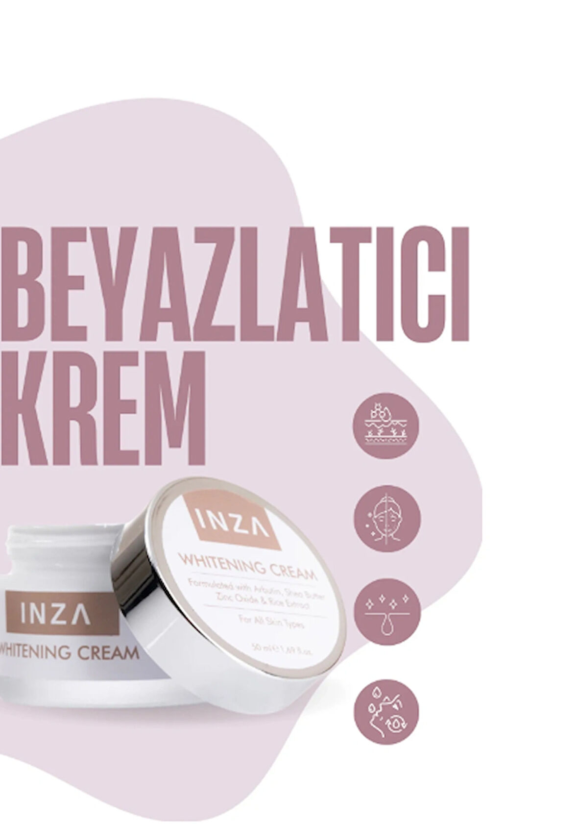 Cilt Beyazlatıcı Krem Leke Kırışıklık Karşıtı Ton Eşitleyici Beyazlatıcı Nemlendirici Krem