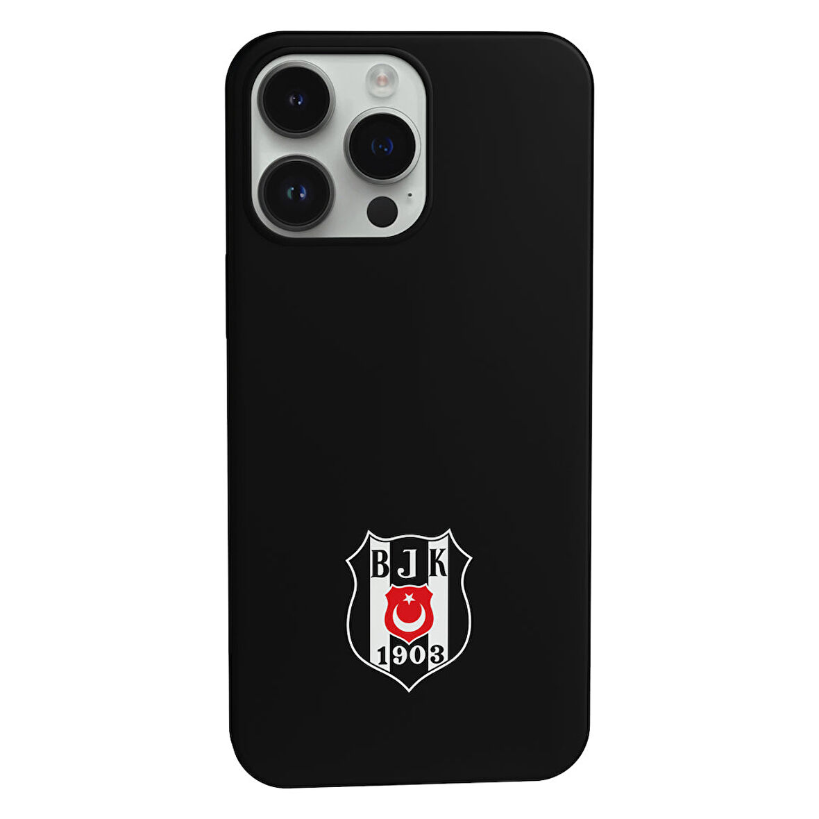 iPhone 16 Pro Max Beşiktaş Logo Siyah Telefon Kılıfı