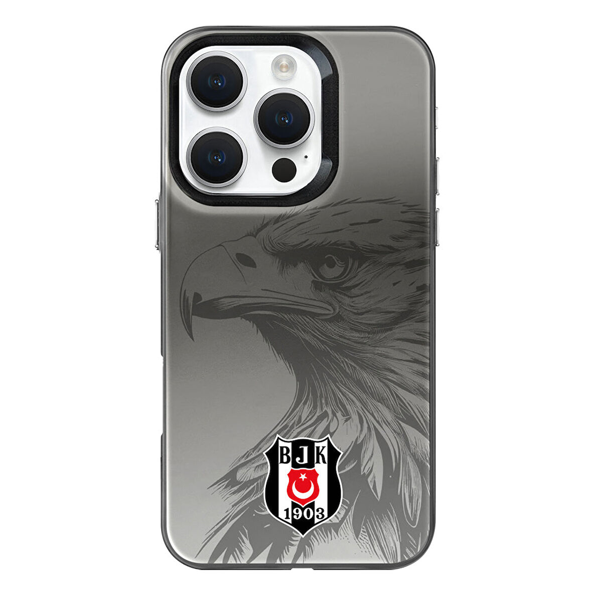 iPhone 16 Pro Beşiktaş Kartal Logo Telefon Kılıfı