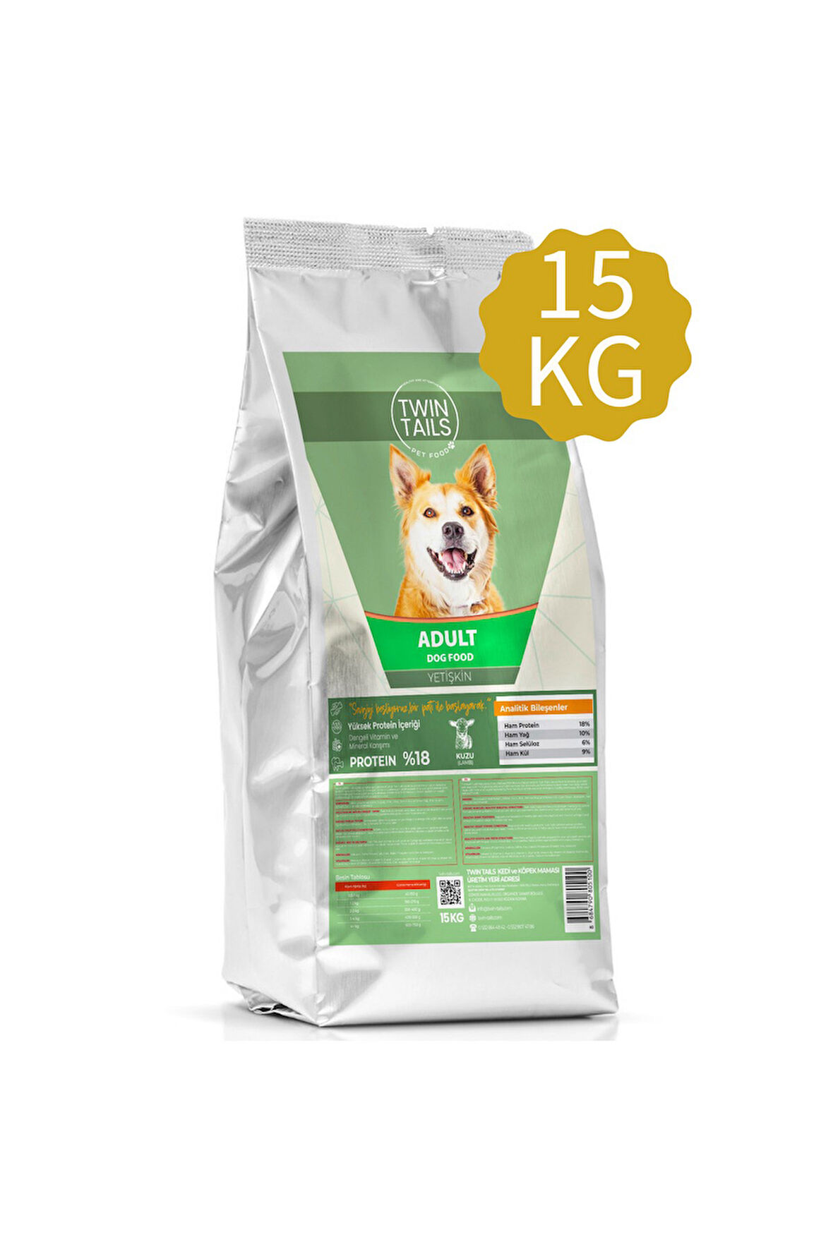 1810 Kuzu Etli Pirinçli Köpek Maması