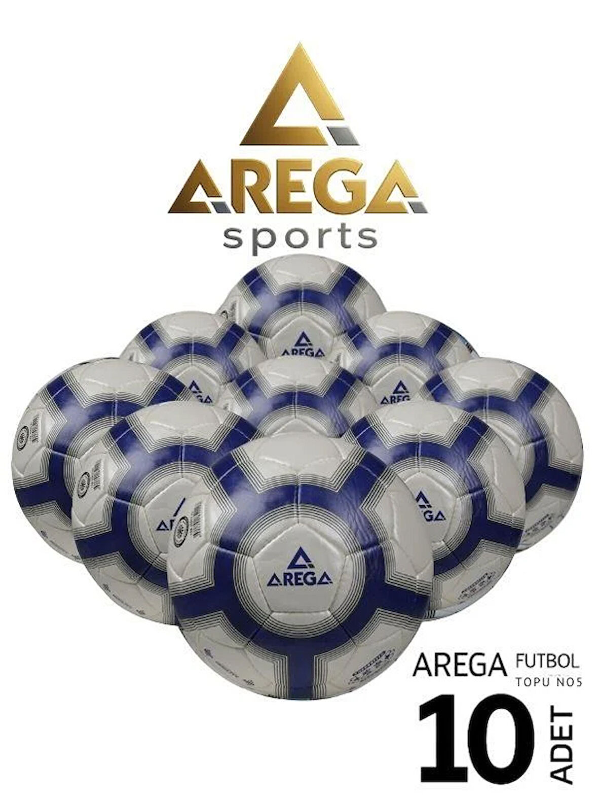 Arega 10 Adet Futbol Antrenman Topu TSB-40852 003