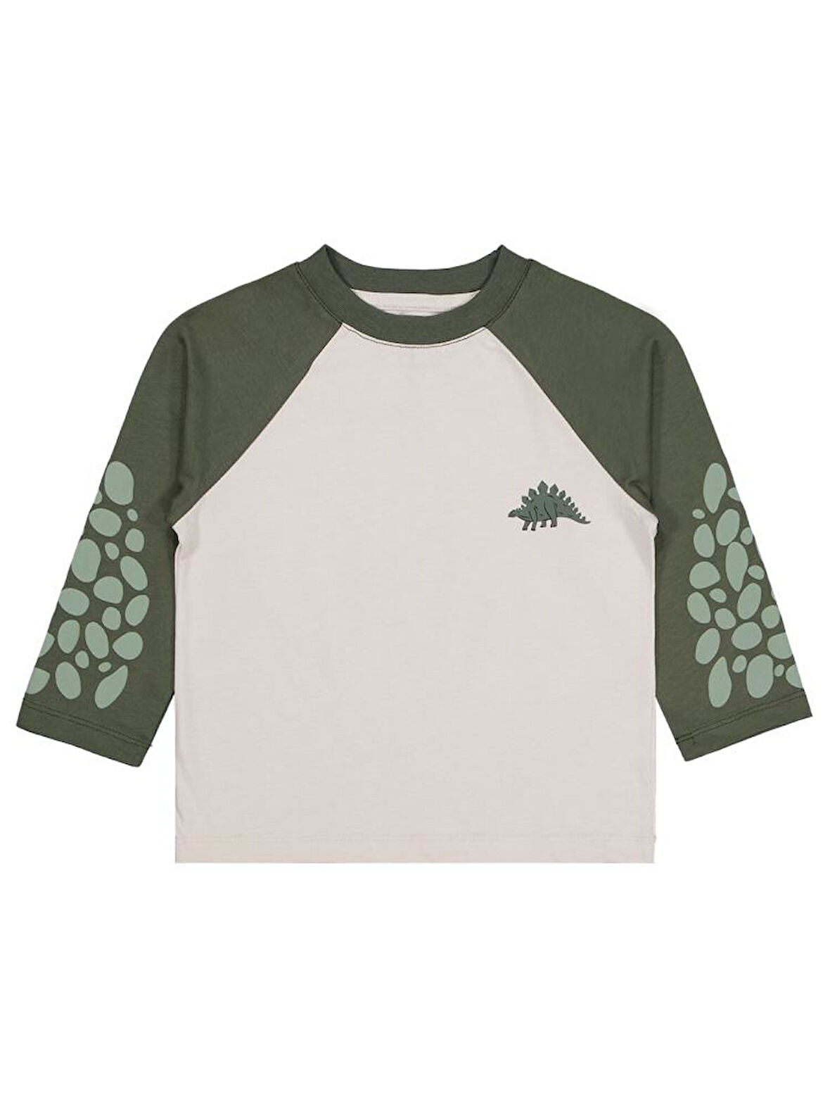 Civil Boys Dinazor Baskılı 2-5 Yaş Sweatshirt - Bej 3-4 Yaş