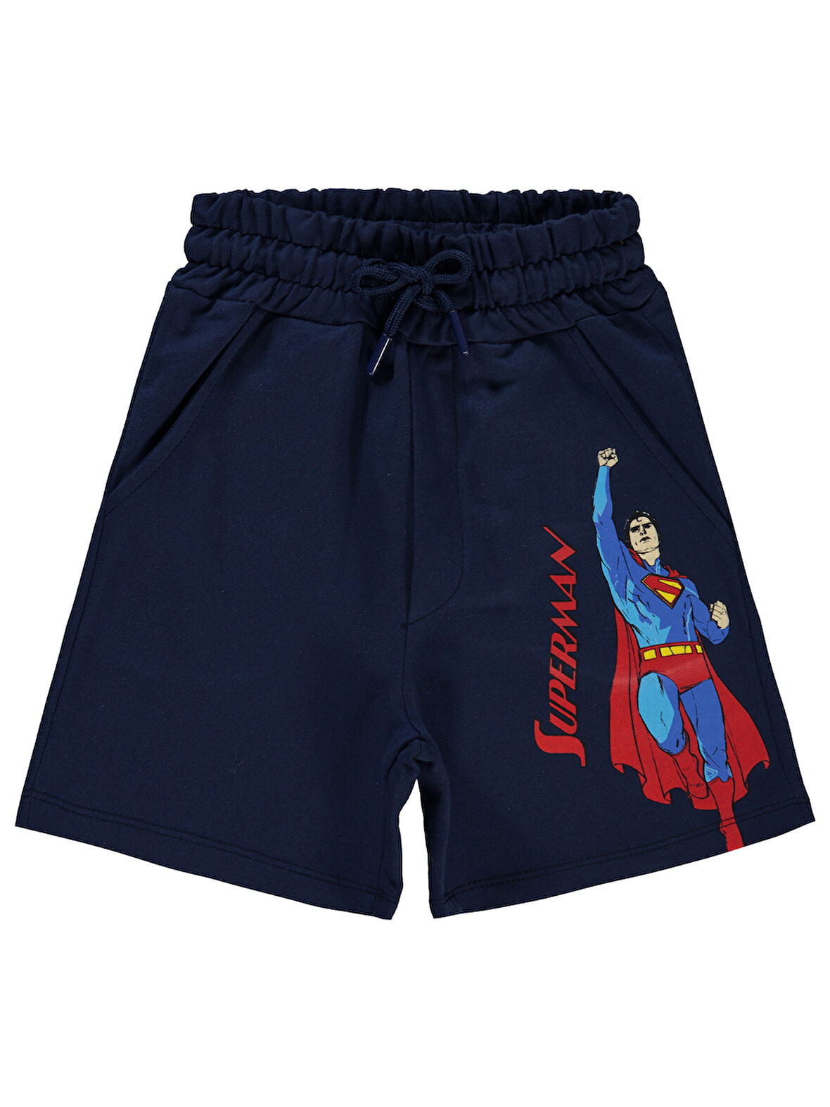 Süperman Erkek Çocuk Kapri 2-5 Yaş Lacivert