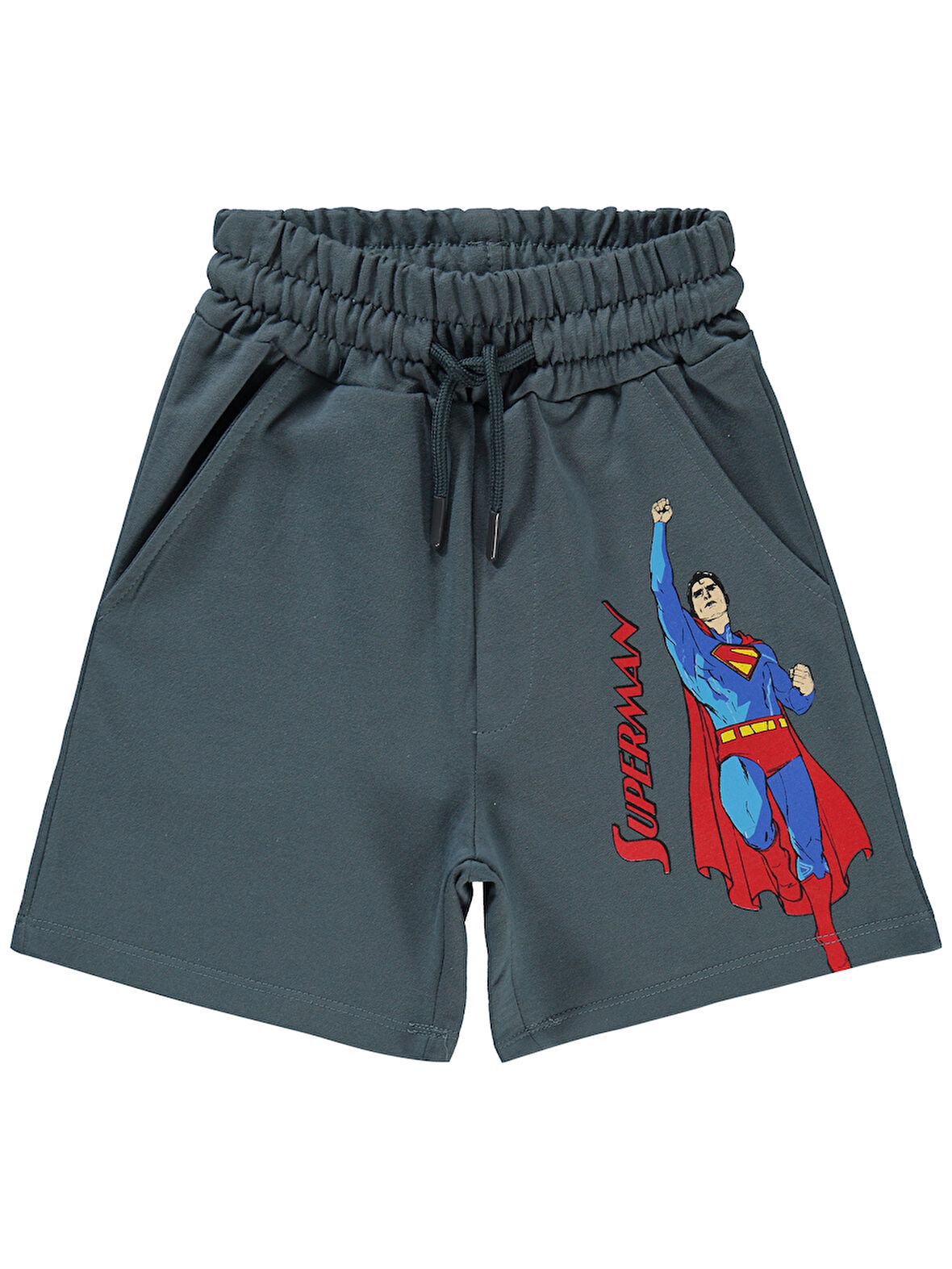 Süperman Erkek Çocuk Kapri 2-5 Yaş Antrasit