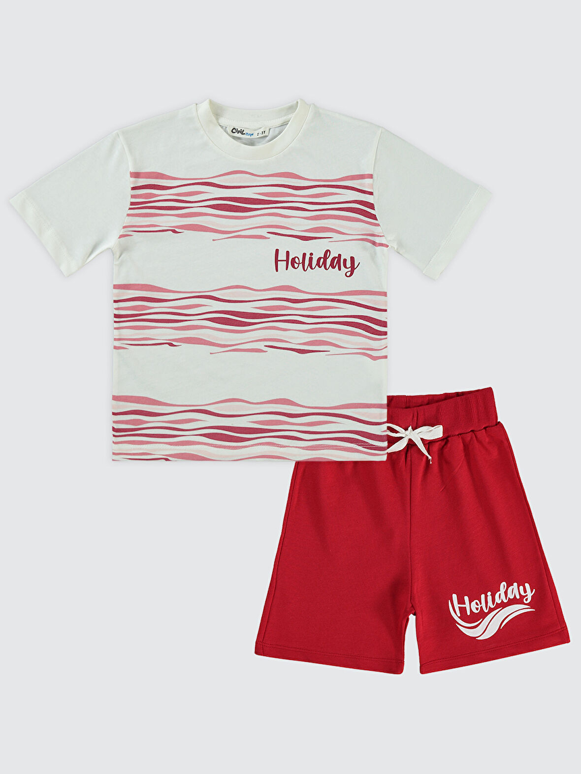 Civil Boys Erkek Çocuk Takım 2-5 Yaş Kırmızı