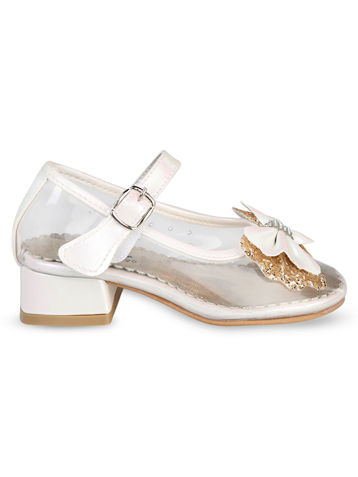 Civil Kız Çocuk Babet Ayakkabı 31-35 Numara Sedef