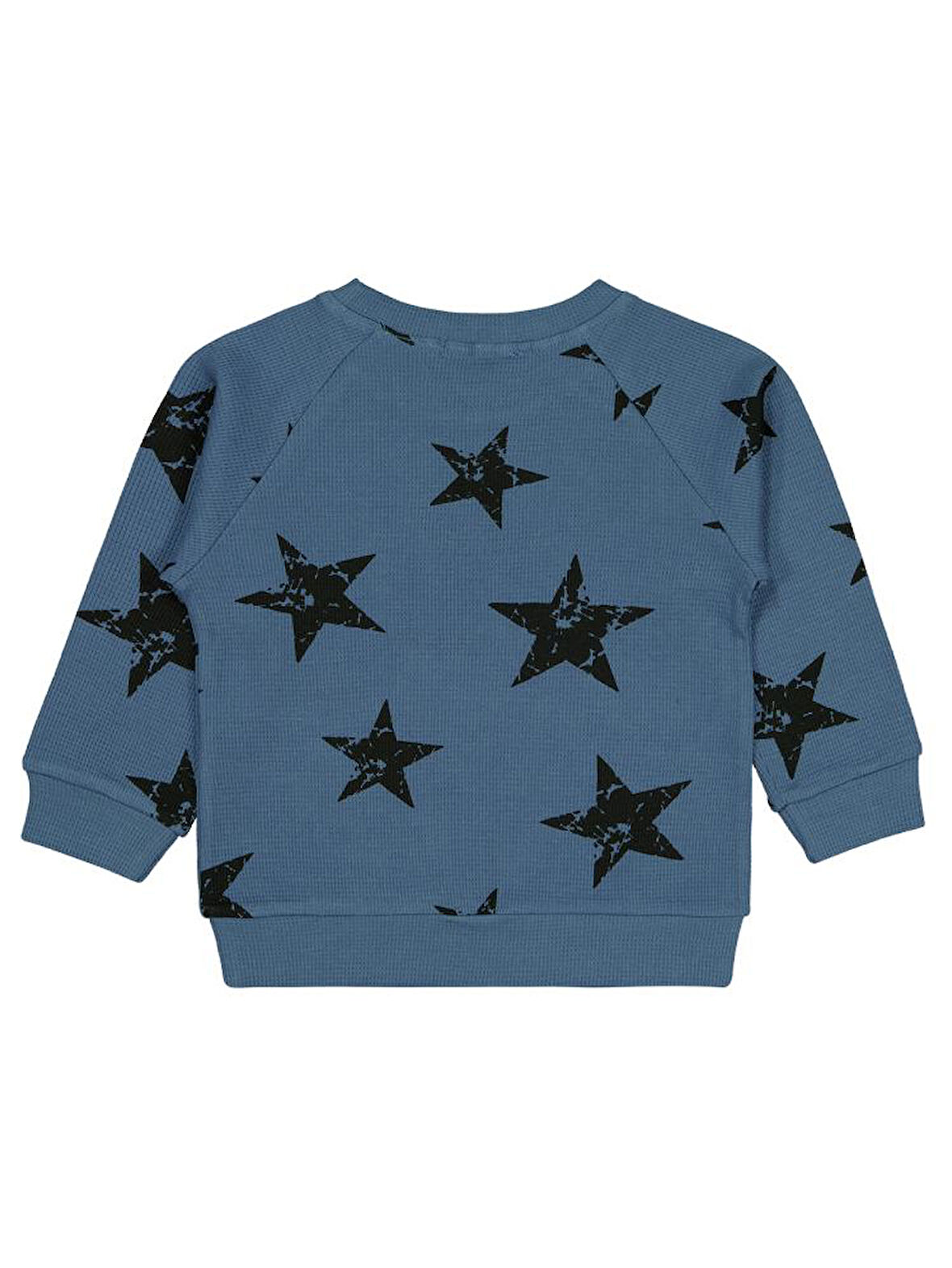 Civil Boys Yıldız Empirme Baskılı 2-5 Yaş Sweatshirt - Mavi 2-3 Yaş