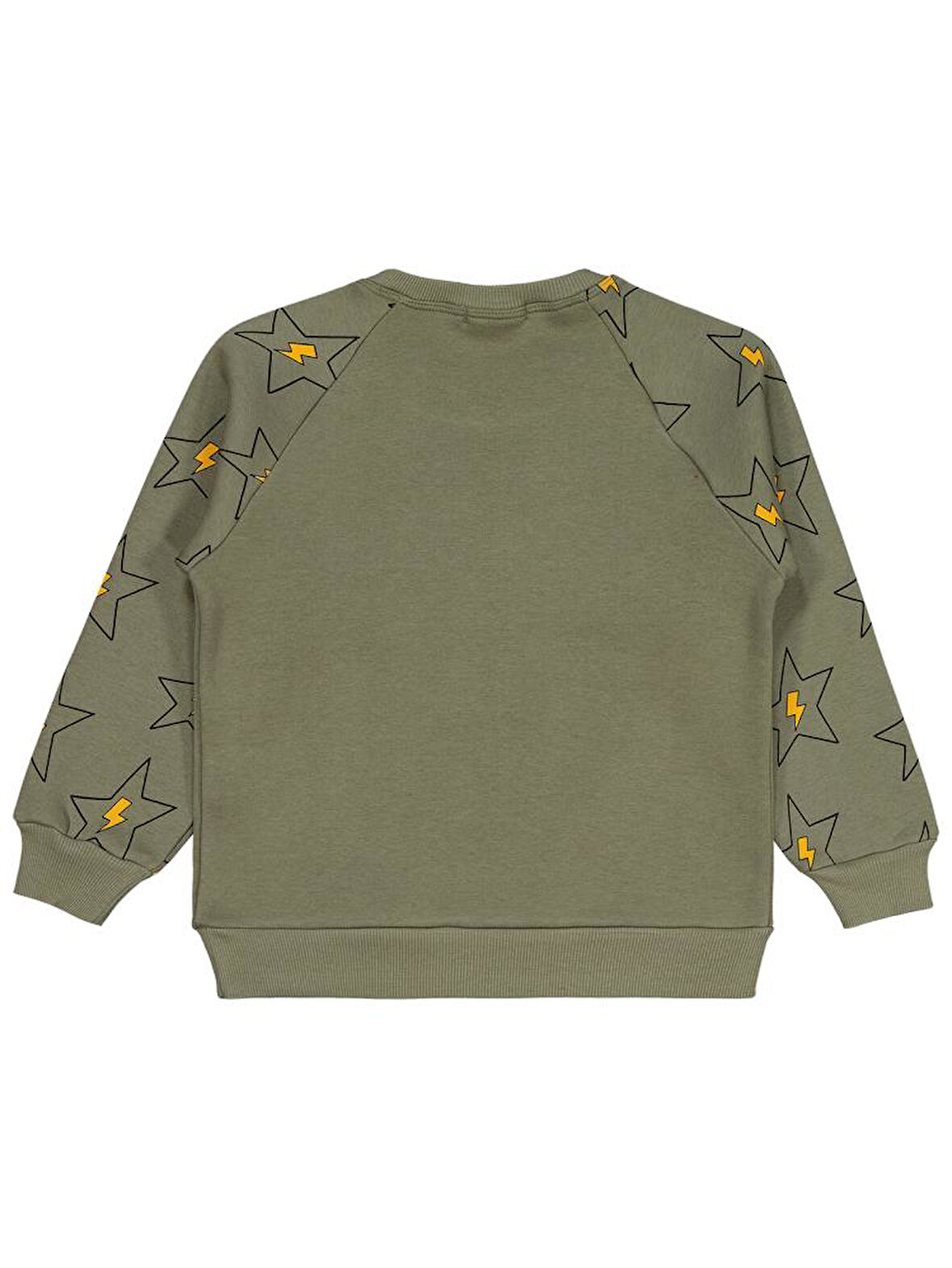 Civil Boys Wanna Be Yıldız Baskılı 6-9 Yaş Sweatshirt - Haki9-10 Yaş