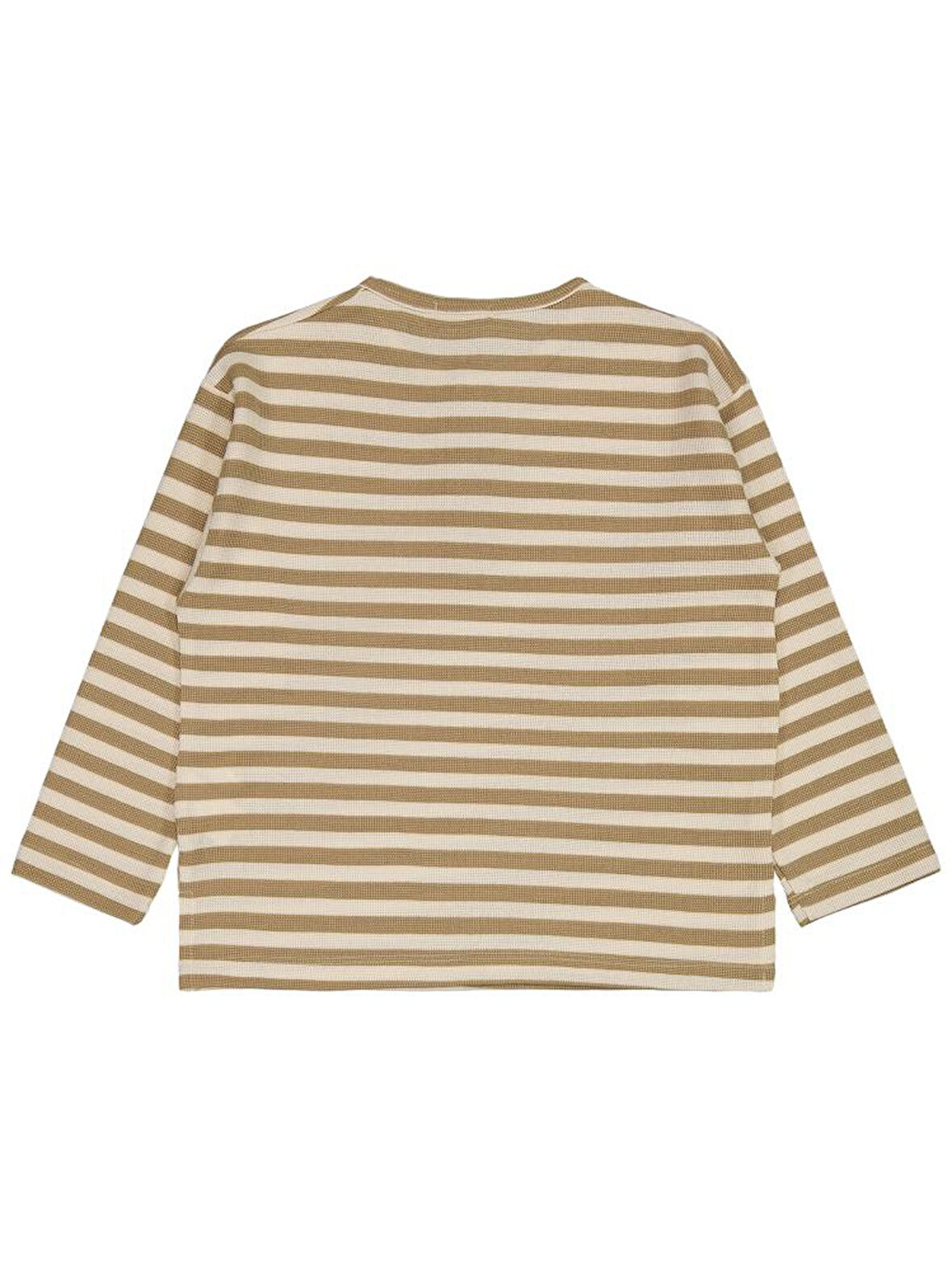 Civil Boys Çizgili Sahte Patlı 6-9 Yaş Sweatshirt - Kahverengi8-9 Yaş