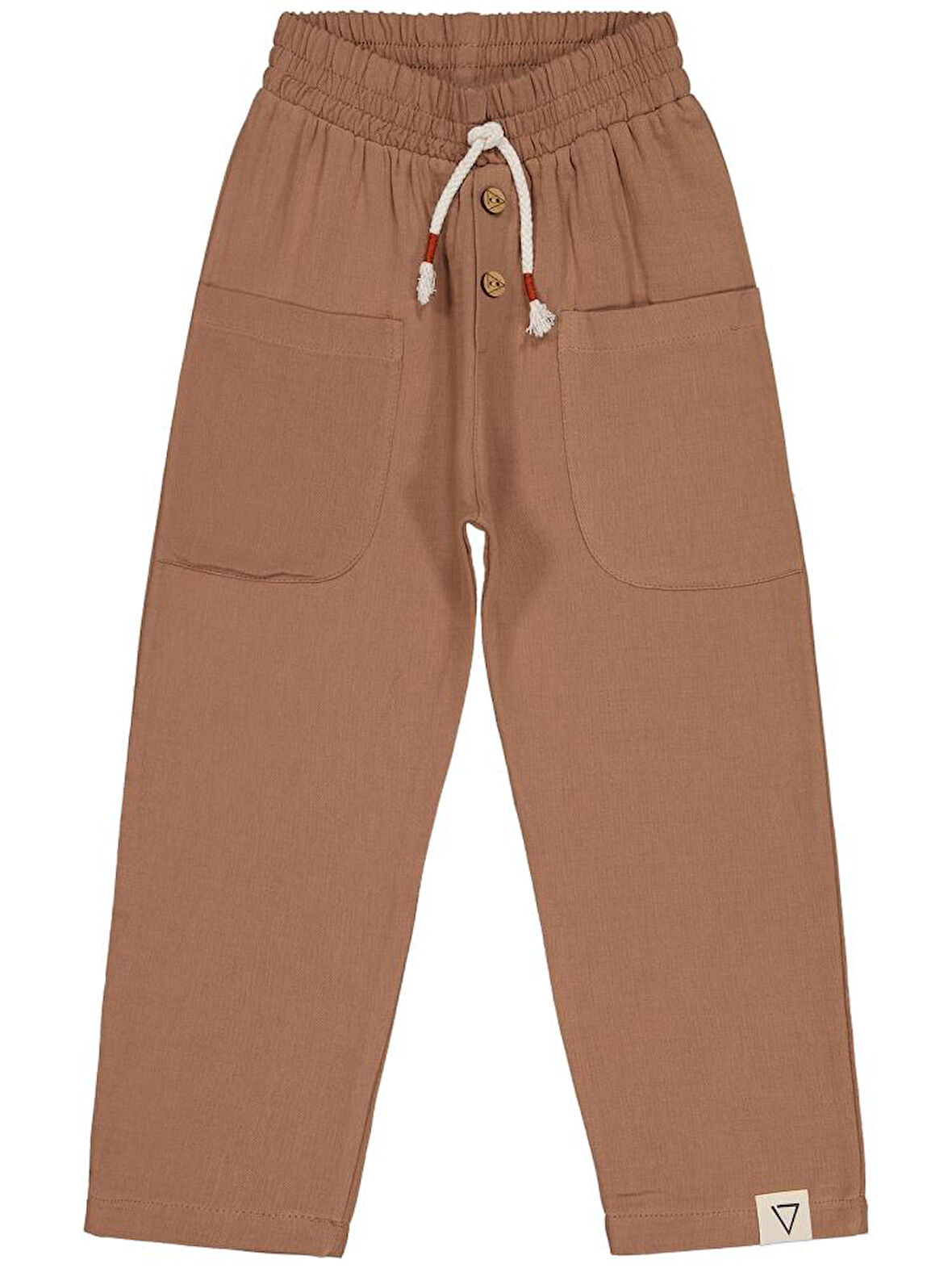 Civil Boys Yandan Cepli 6-9 Yaş Pantolon - Kahverengi 9-10 Yaş