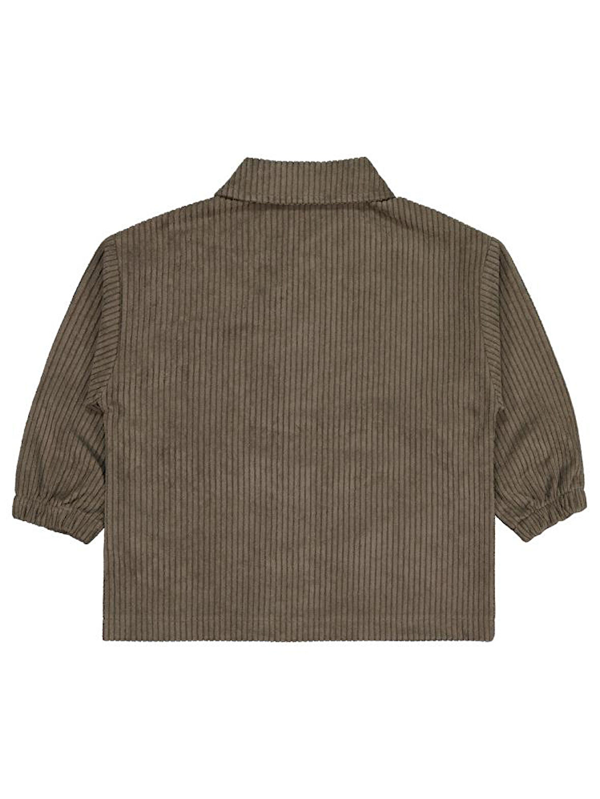 Civil Boys Kol Ucu Lastikli 2-5 Yaş Gömlek - Haki 2-3 Yaş