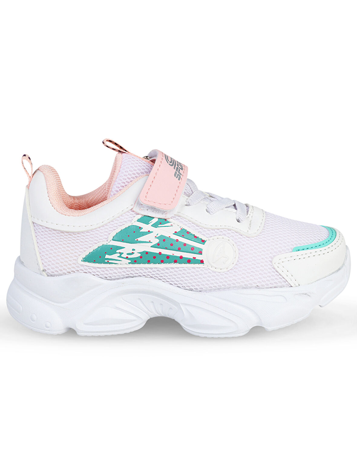 Civil Sport Kız Çocuk Spor Ayakkabı 26-30 Numara Beyaz-Pembe