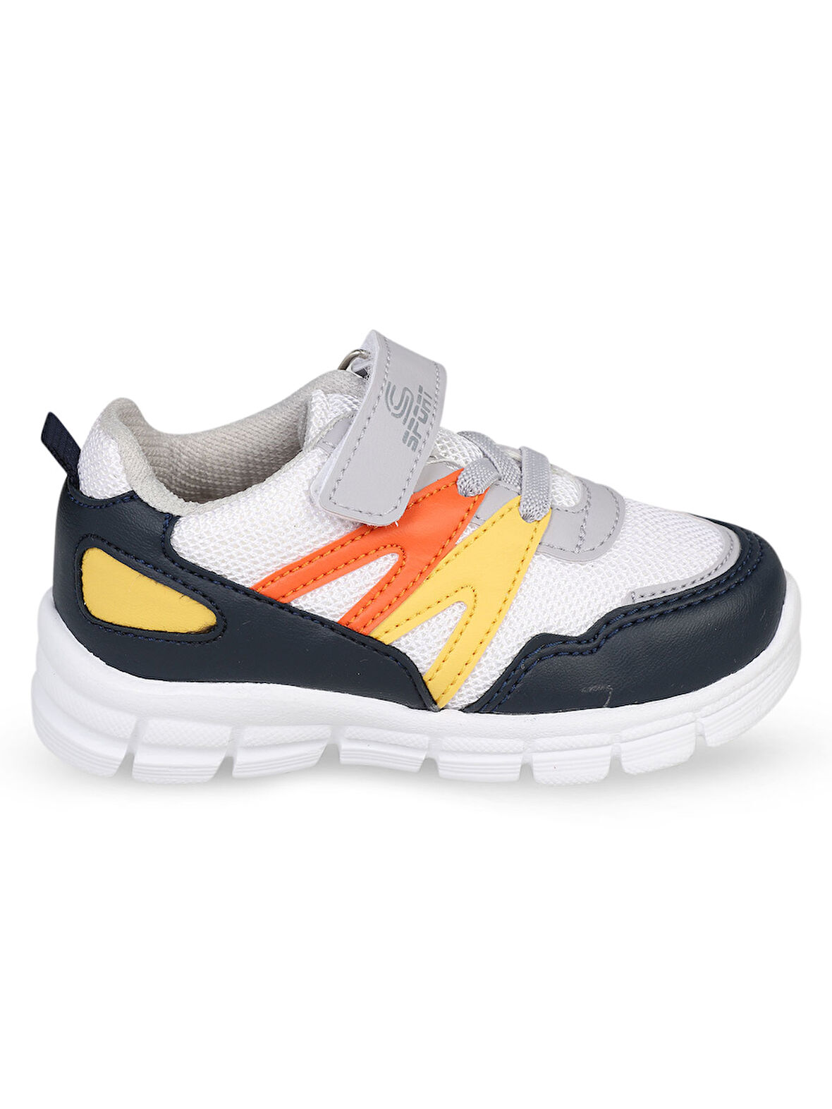 Civil Sport Erkek Çocuk Spor Ayakkabı 22-25 Numara Beyaz-Sarı 